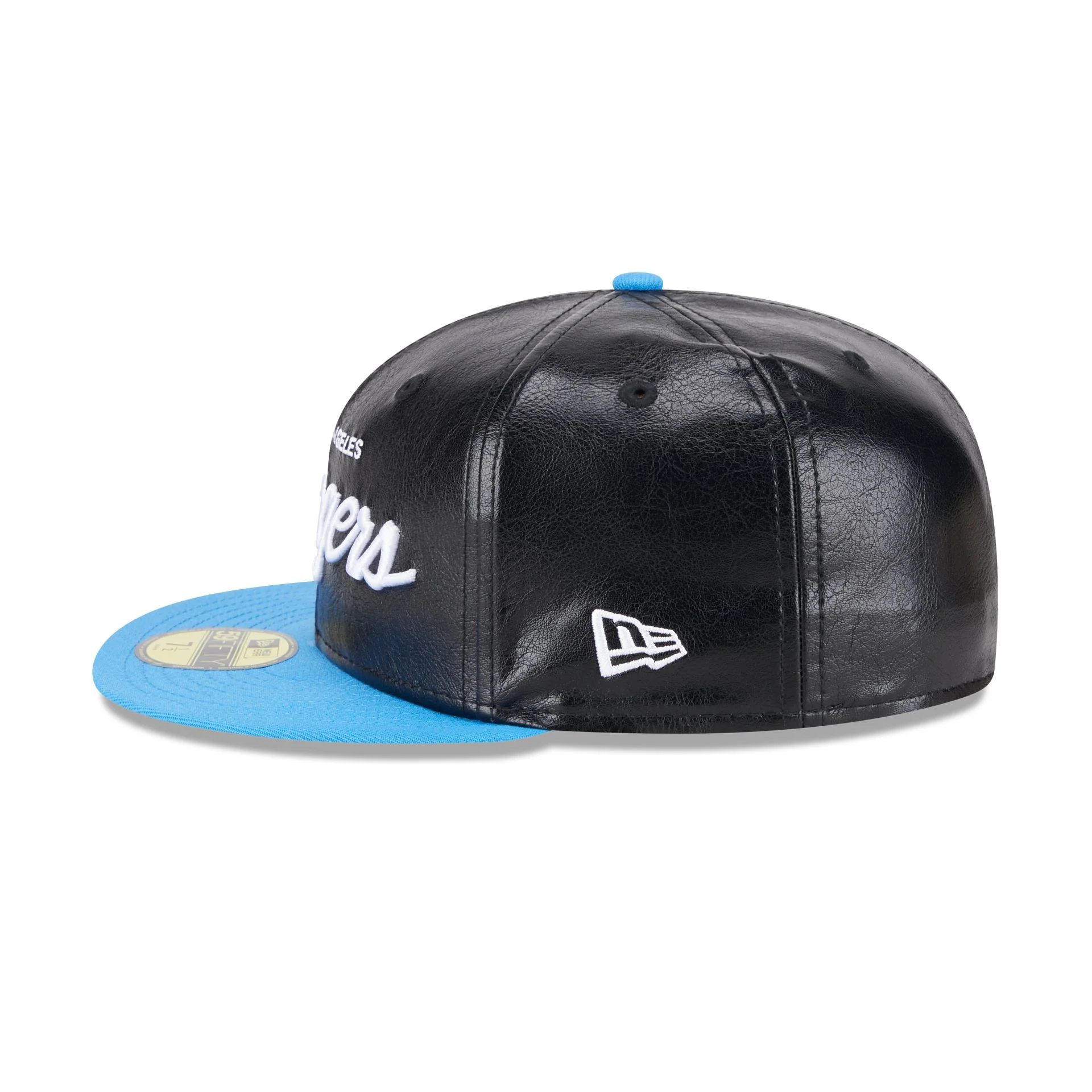Los Angeles Chargers Faux Leather Crown 59FIFTY Fitted Hat