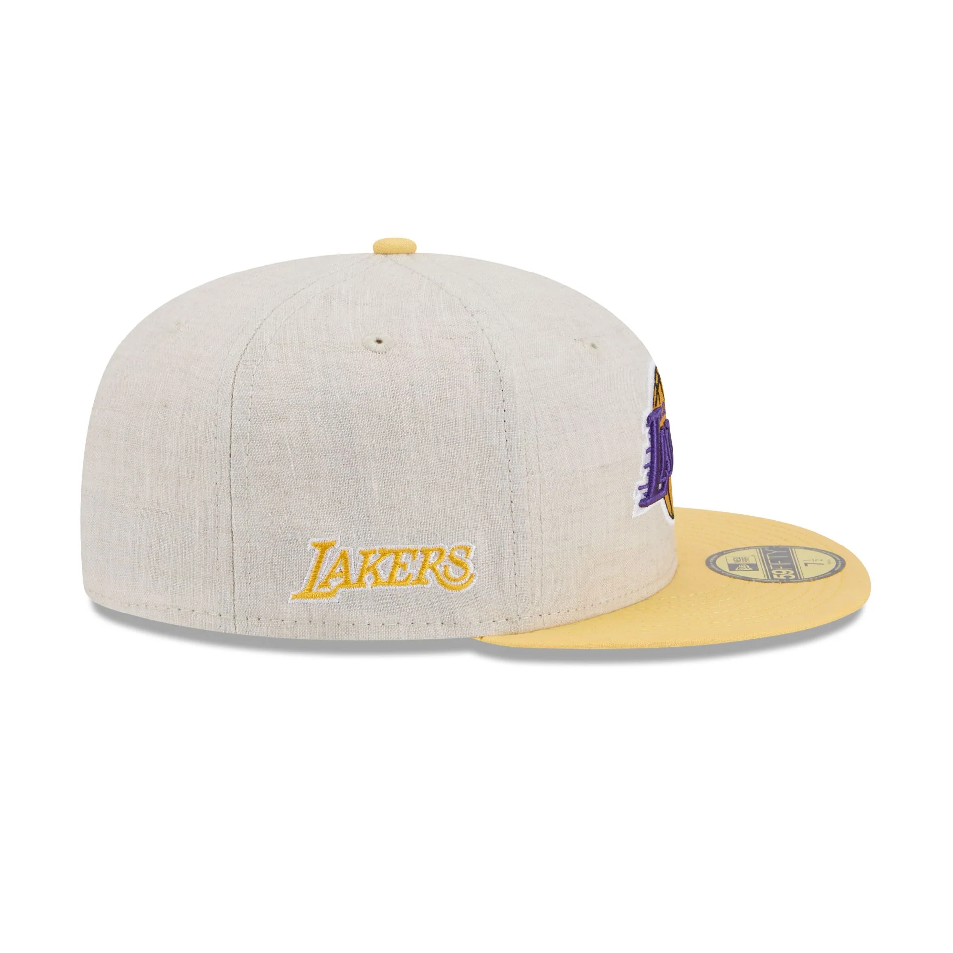 Los Angeles Lakers Linen 59FIFTY Fitted Hat