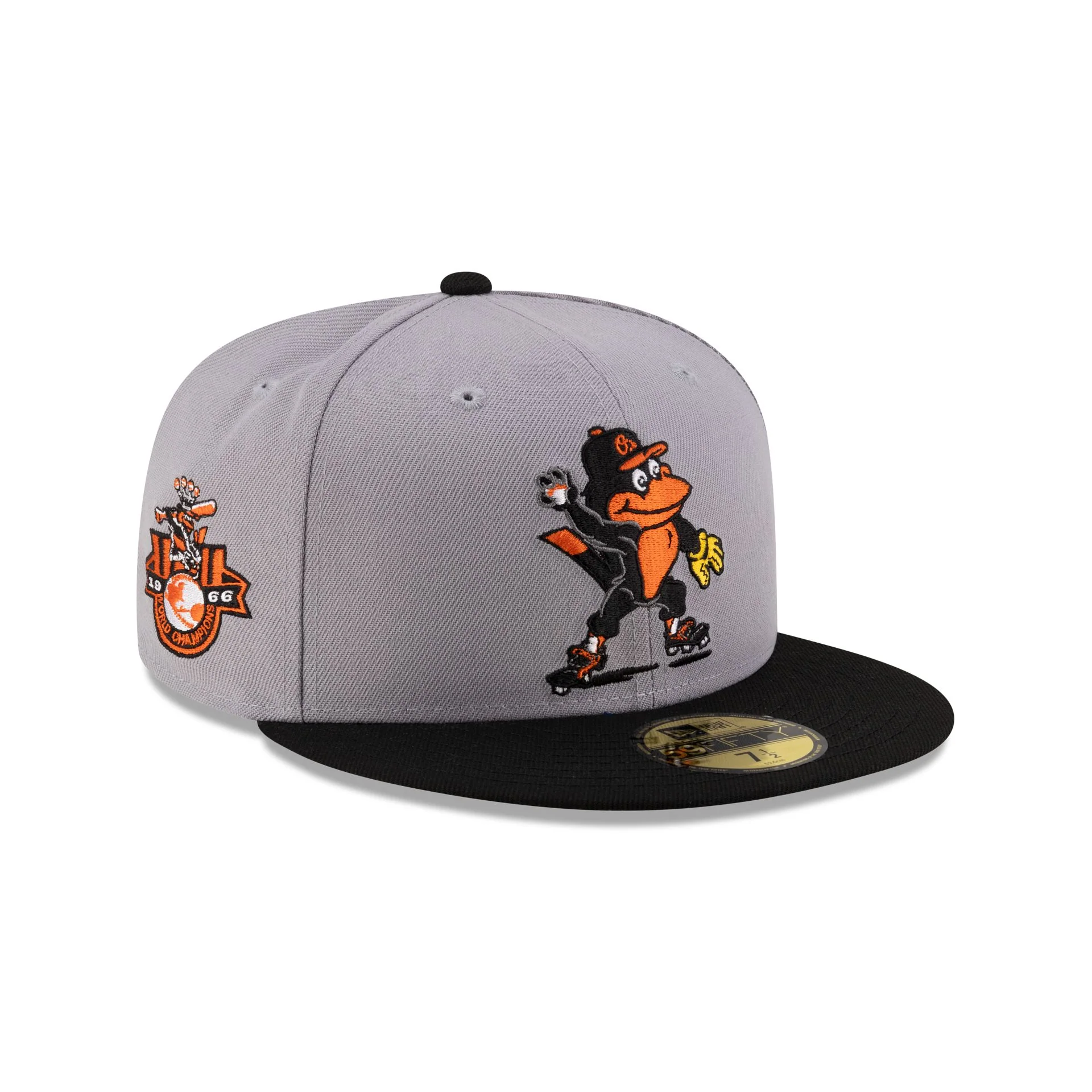 Baltimore Orioles Mascot Gray 59FIFTY Fitted Hat