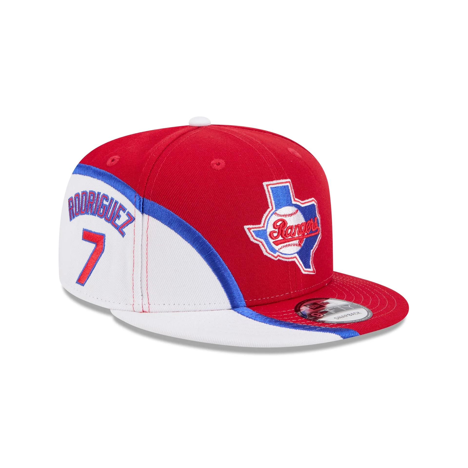 Texas Rangers Iván Pudge Rodríguez 9FIFTY Snapback Hat