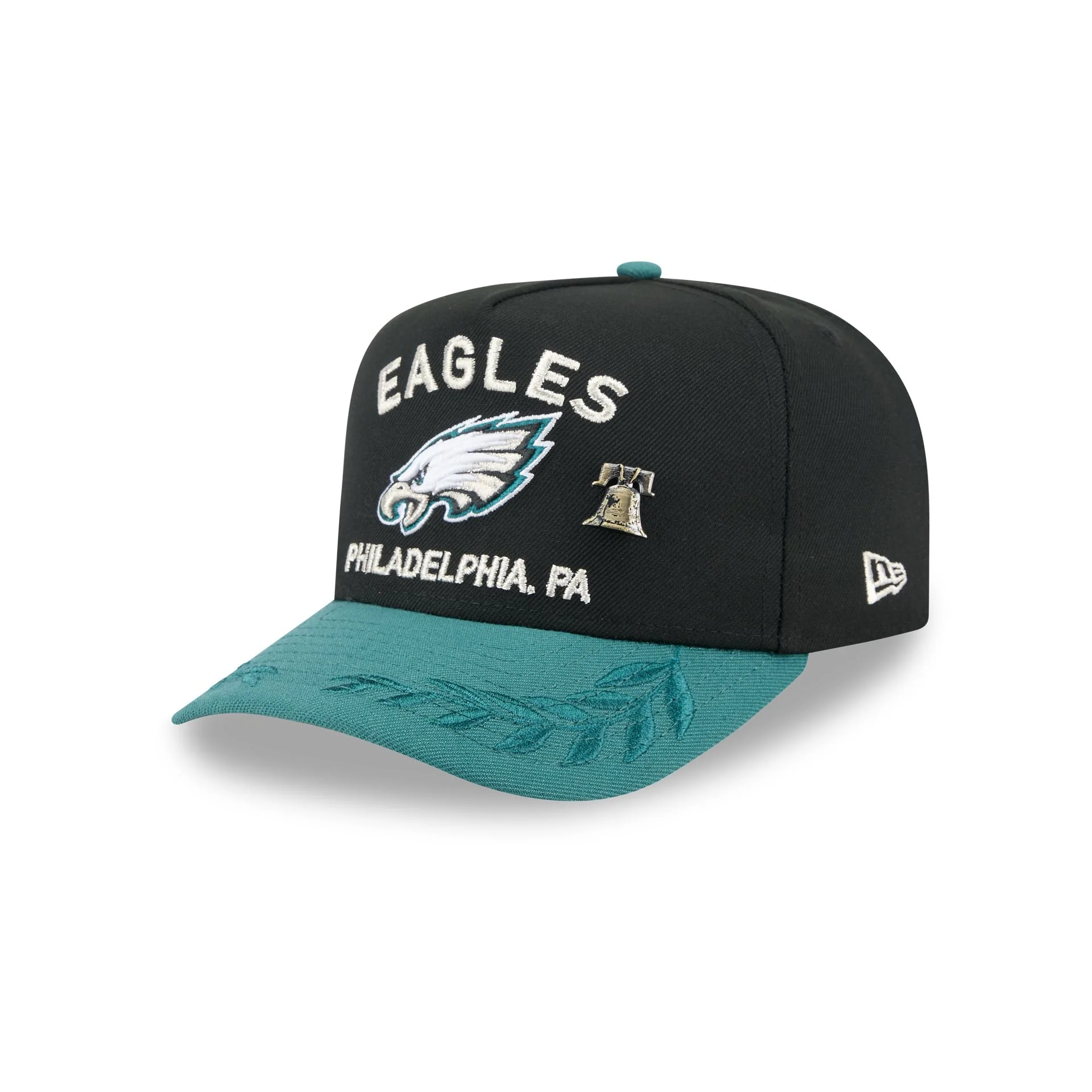 Philadelphia Eagles 2025 Draft Black 59FIFTY A-Frame Fitted Hat
