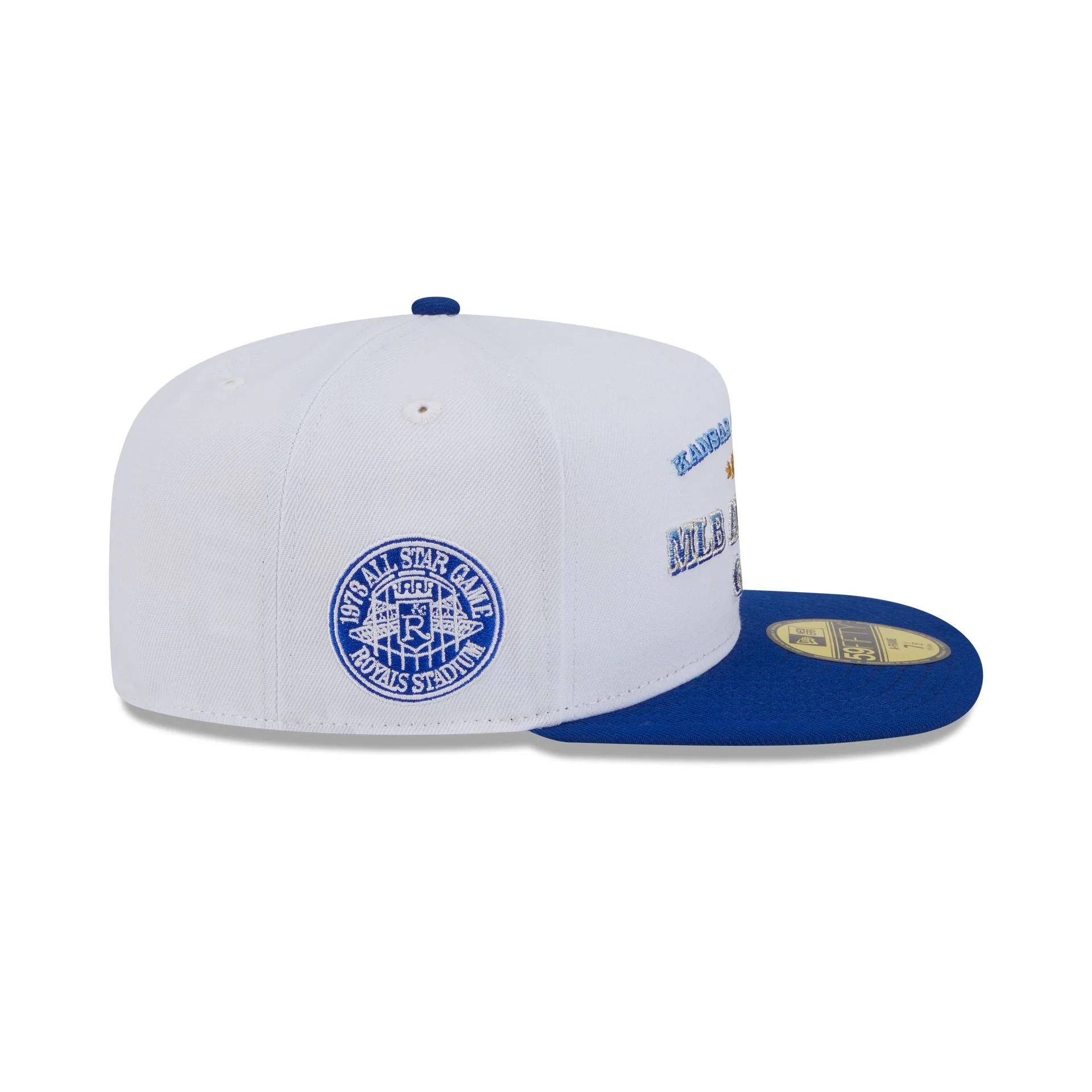Kansas City Royals Summer Derby White 59FIFTY A-Frame Fitted Hat