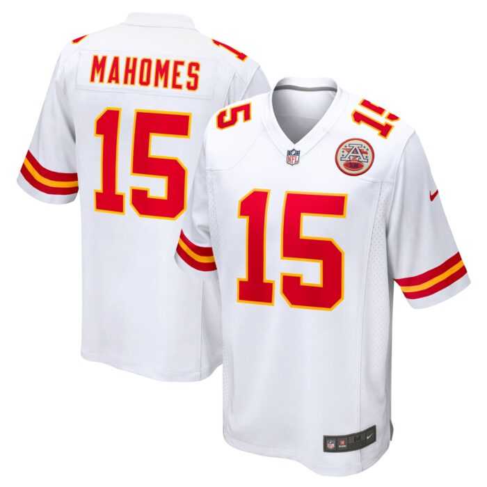 Men’s Kansas City Chiefs Patrick Mahomes Nike White Game Jersey