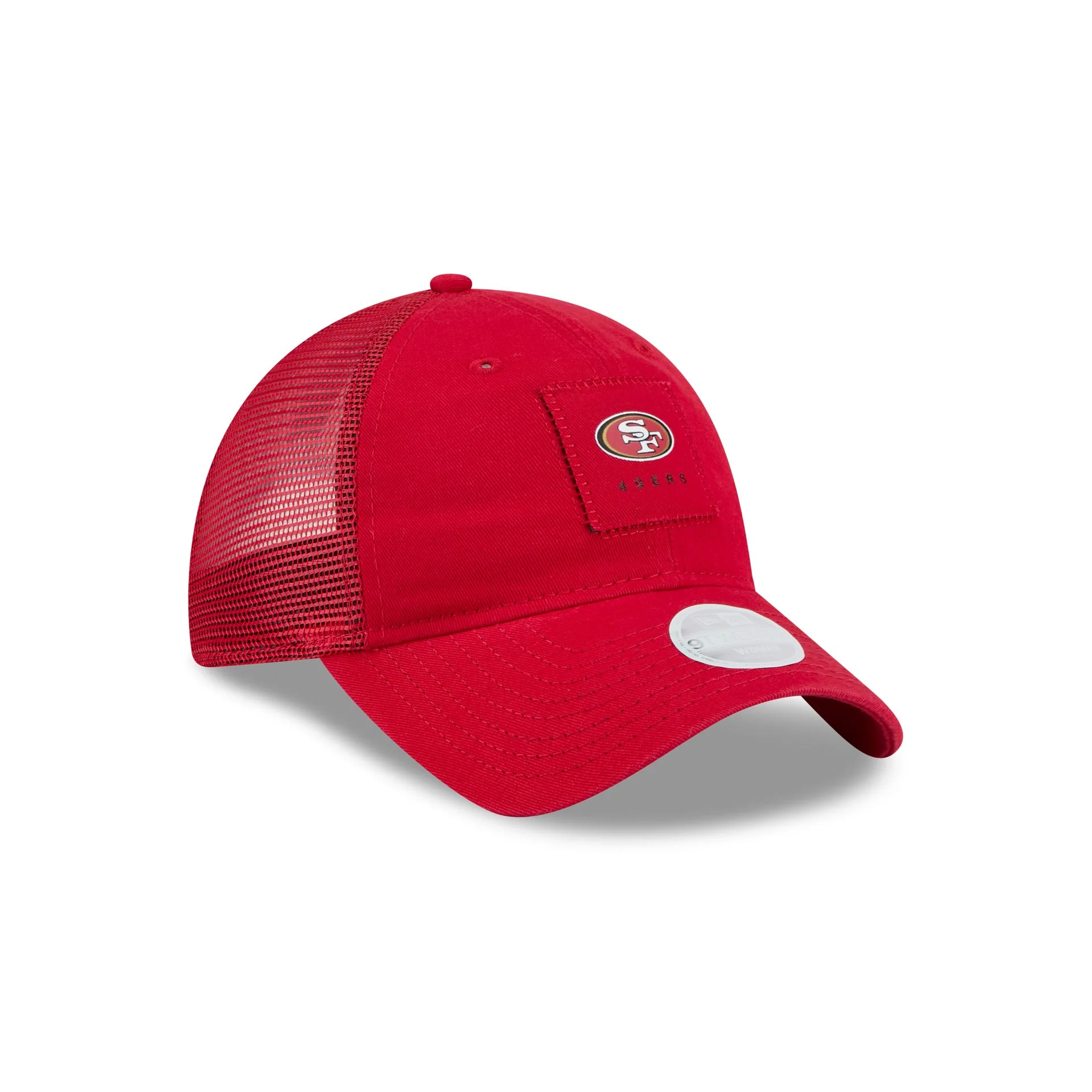 San Francisco 49ers Women's Square Stitch 9TWENTY Trucker Hat