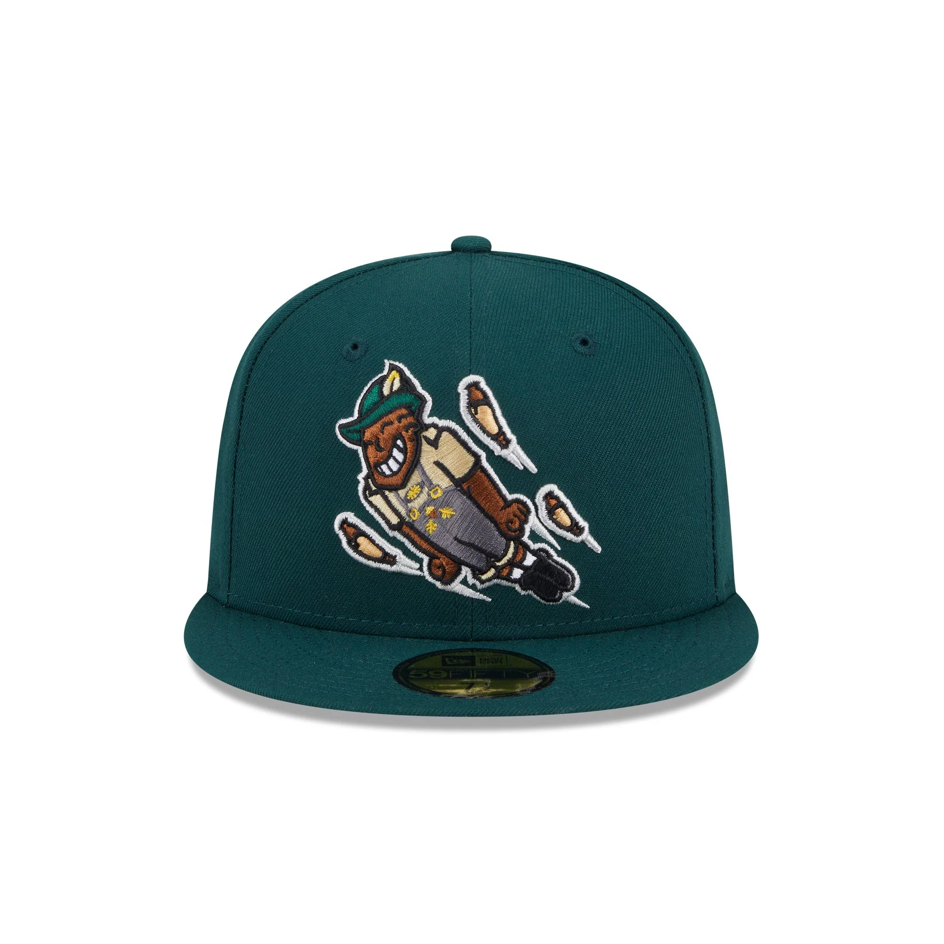Wisconsin Timber Rattlers Theme Night Black 59FIFTY Fitted Hat