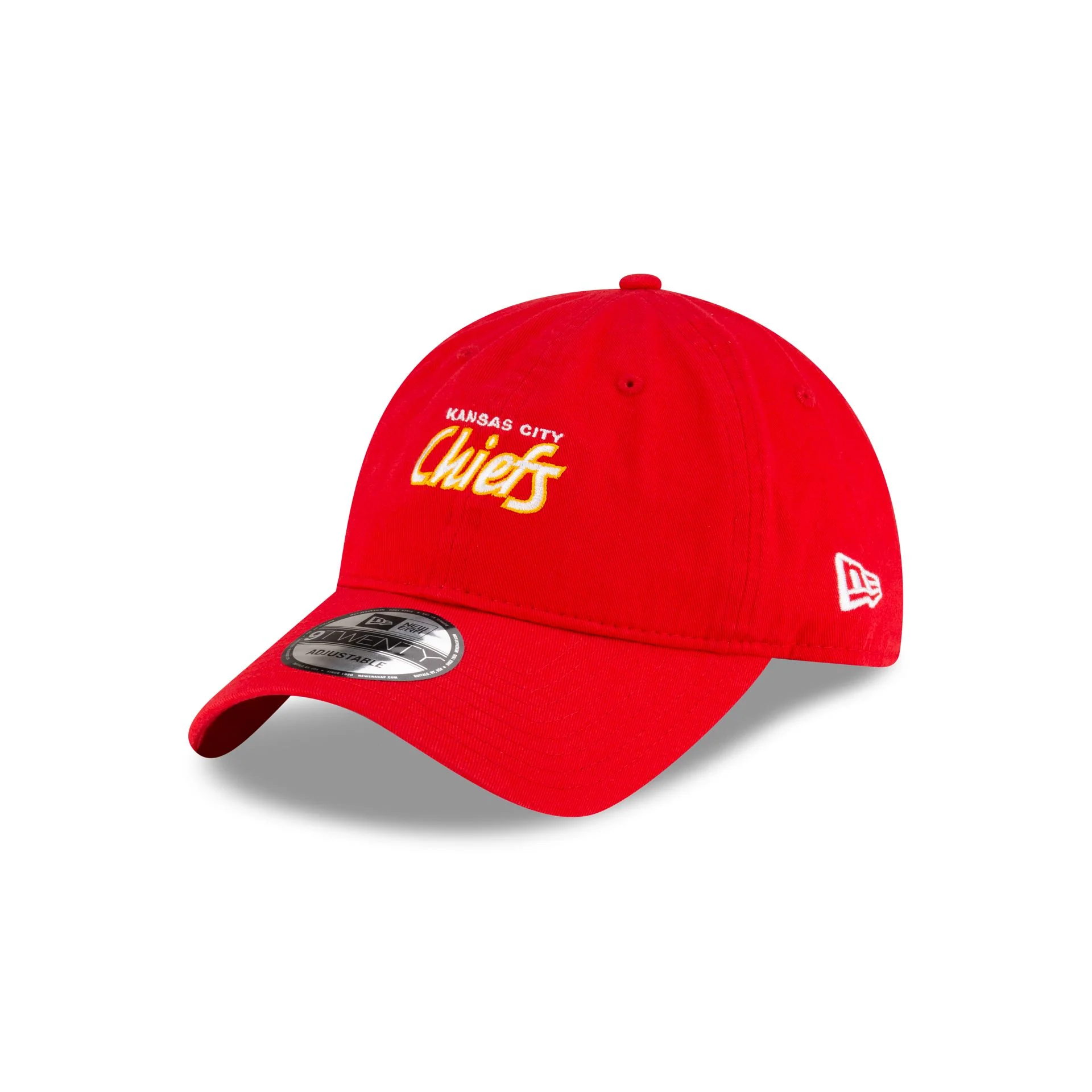 Kansas City Chiefs Washed Script 9TWENTY Adjustable Hat