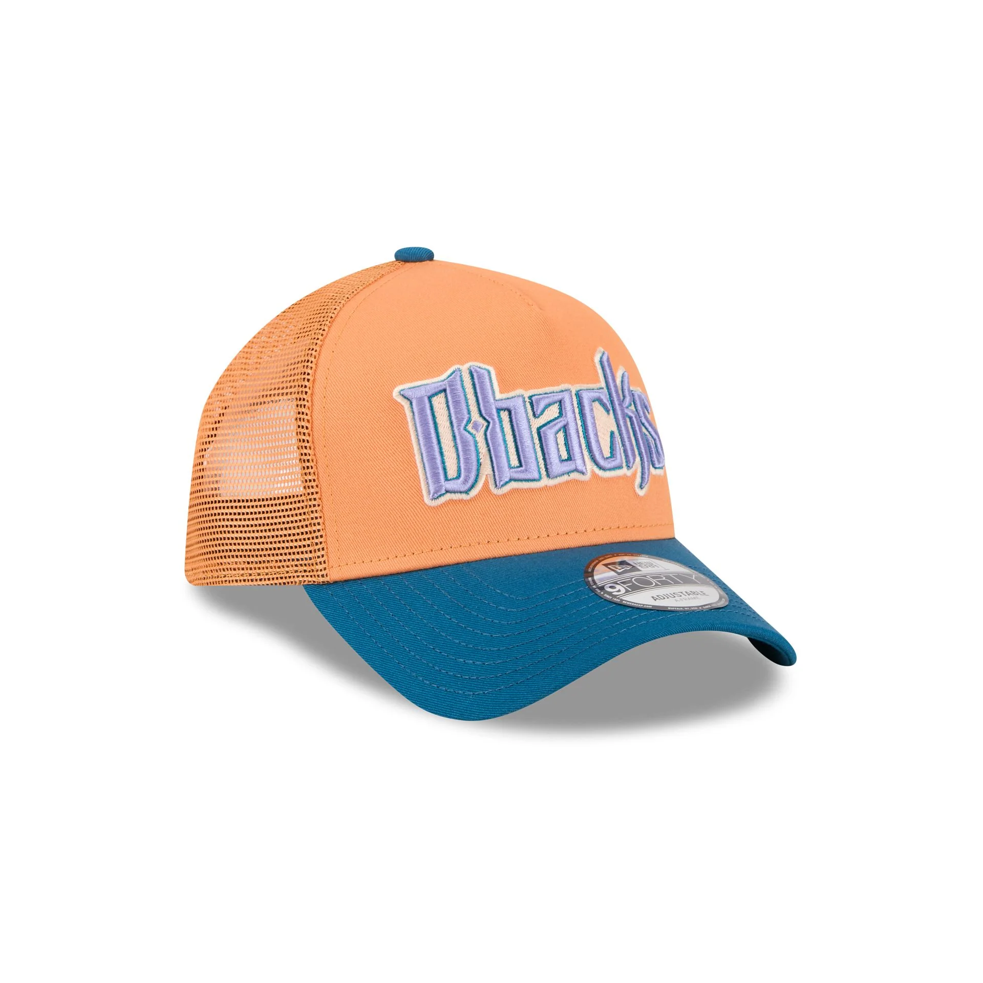 Arizona Diamondbacks Orange Glaze 9FORTY A-Frame Trucker Hat