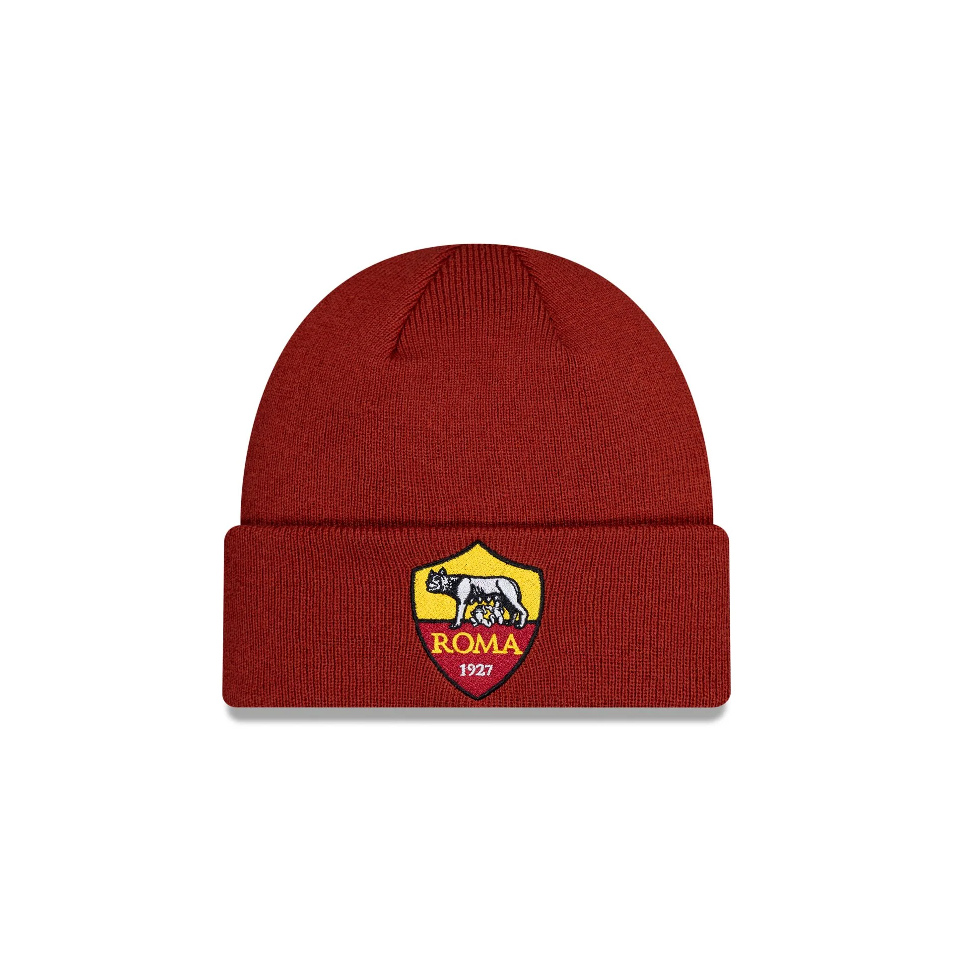 AS Roma Red Cuff Knit Hat