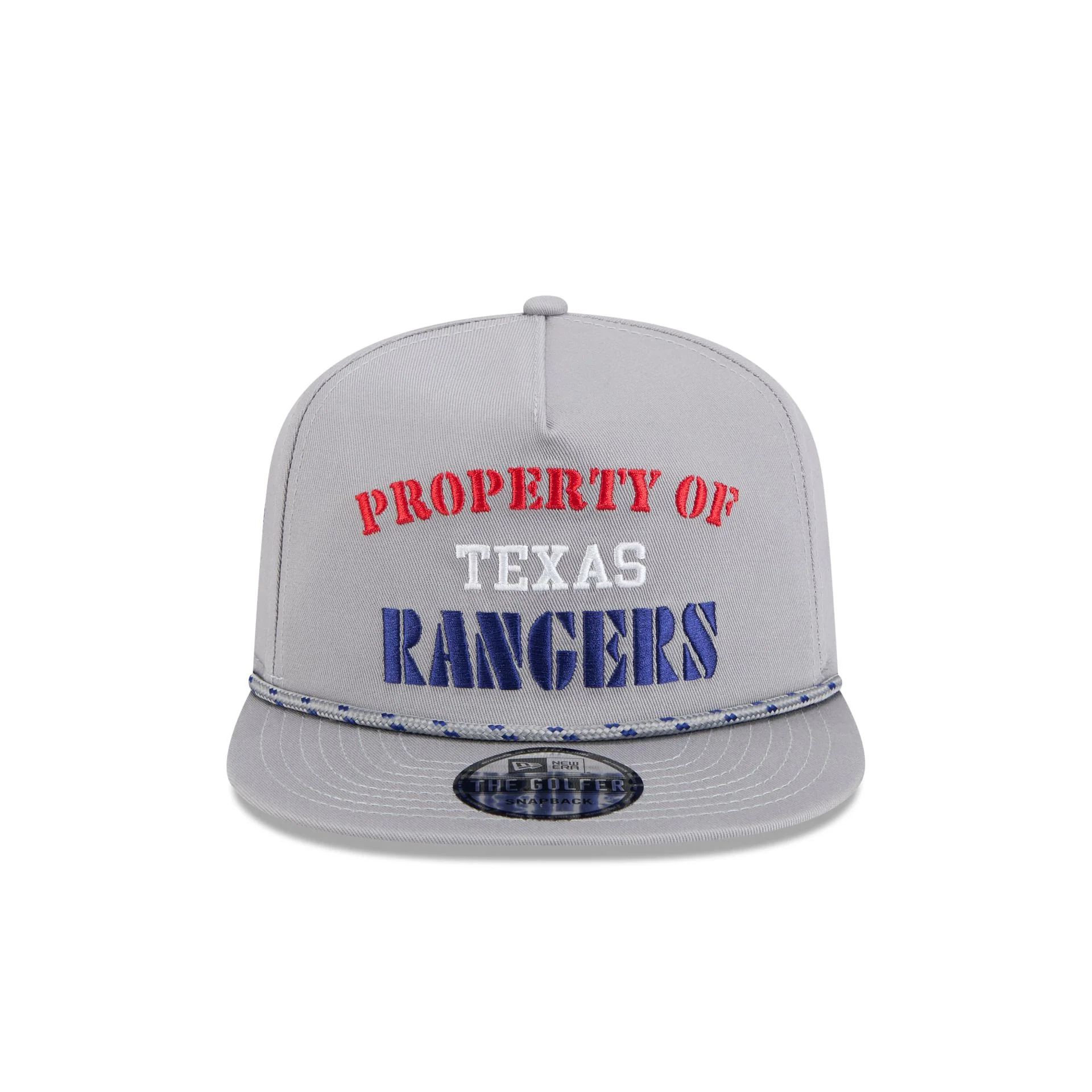 Texas Rangers Vintage Gray Rope Golfer Hat