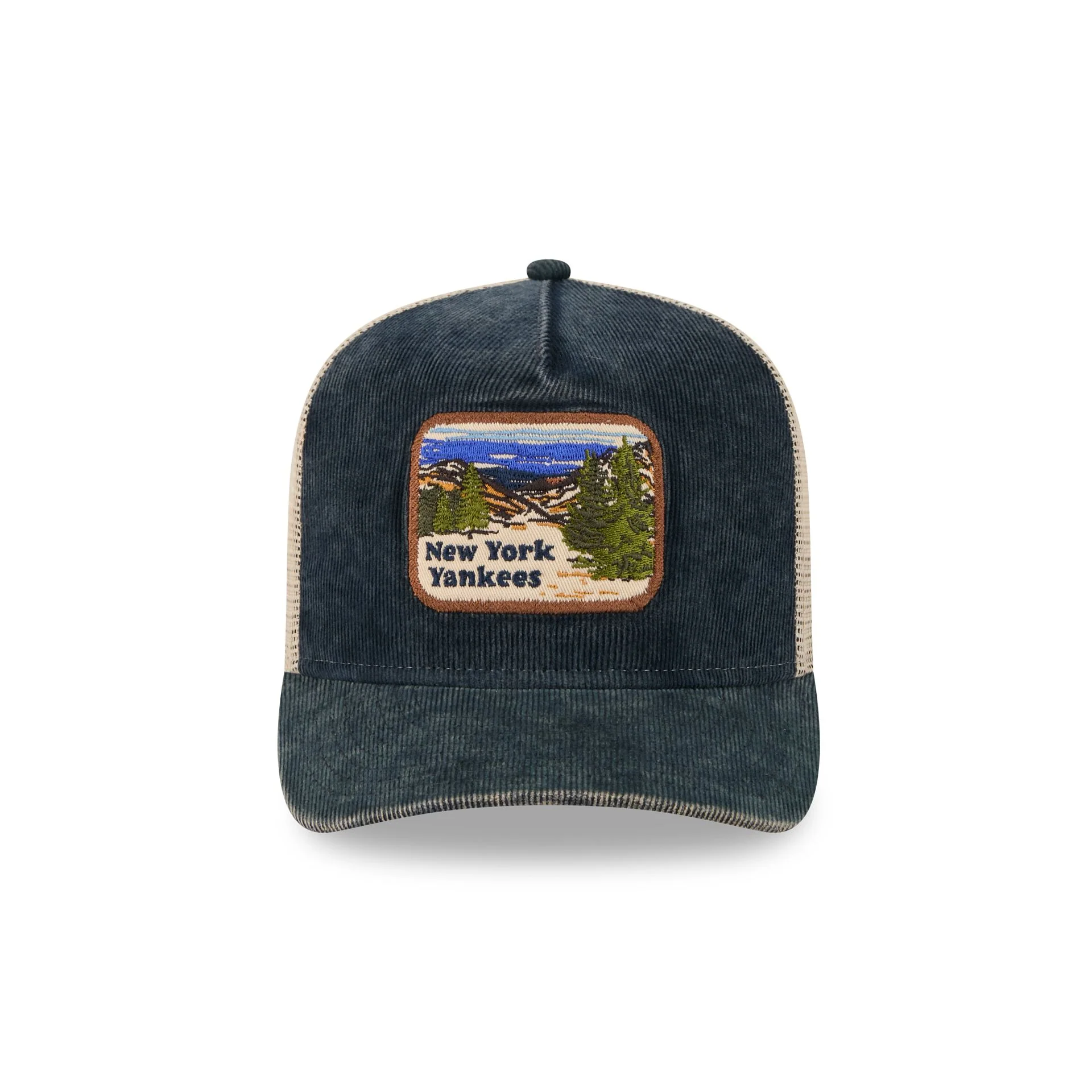 New York Yankees Vintage Landscape 9FIFTY A-Frame Trucker Hat