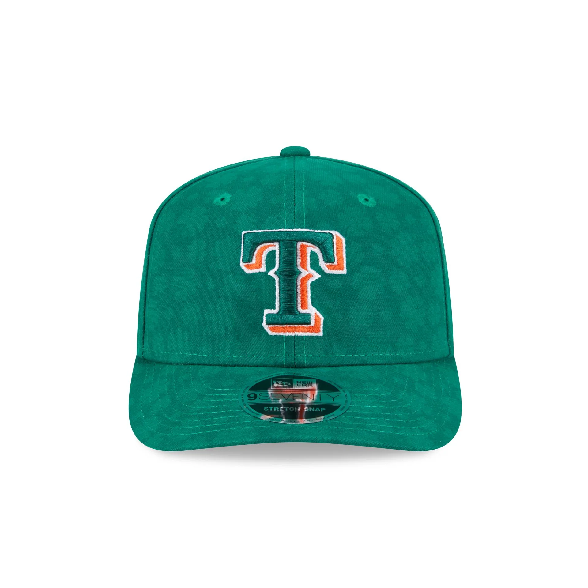 Texas Rangers St. Patrick's Day 2025 9SEVENTY Stretch-Snap Hat