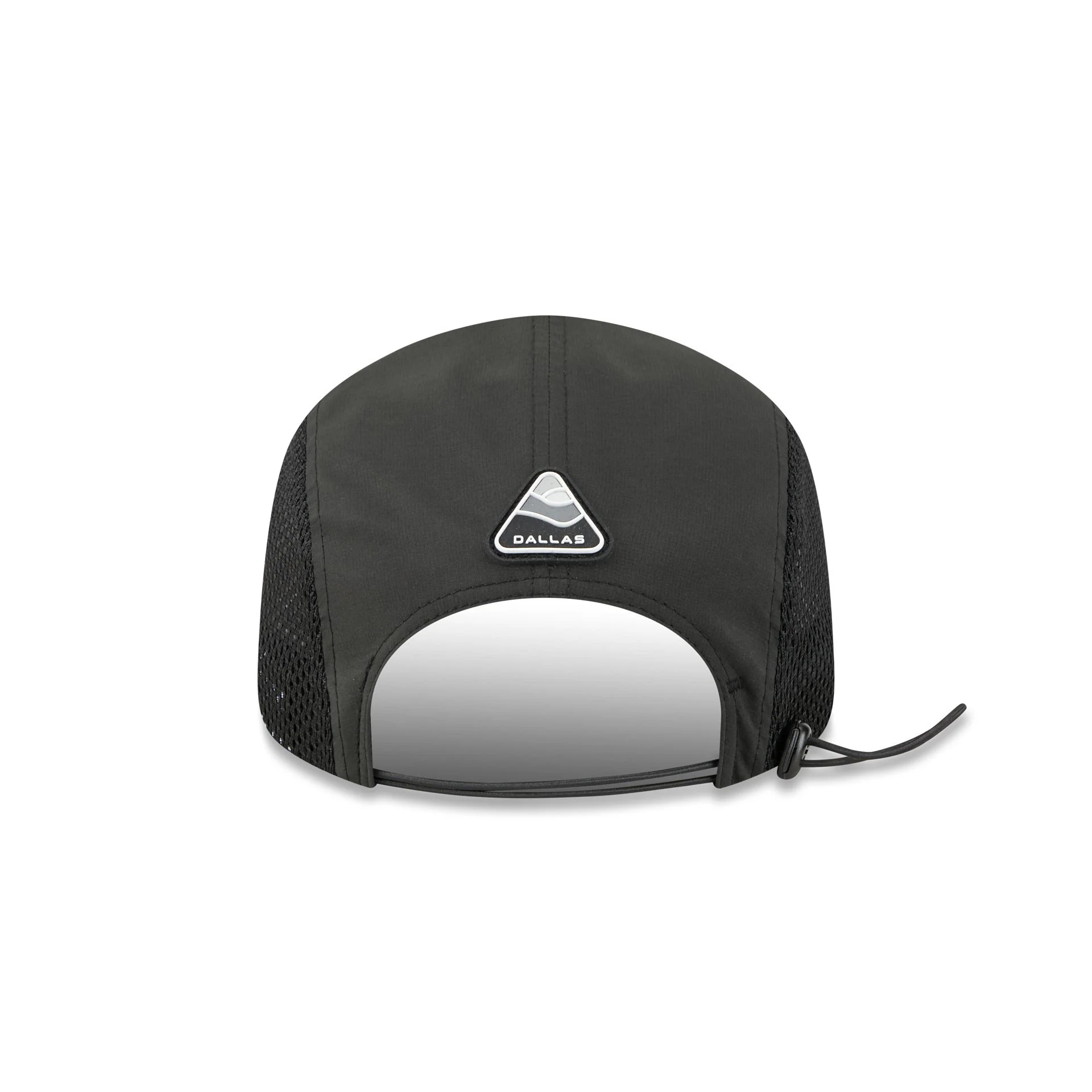 Dallas Cowboys Black Poly Runner Adjustable Hat