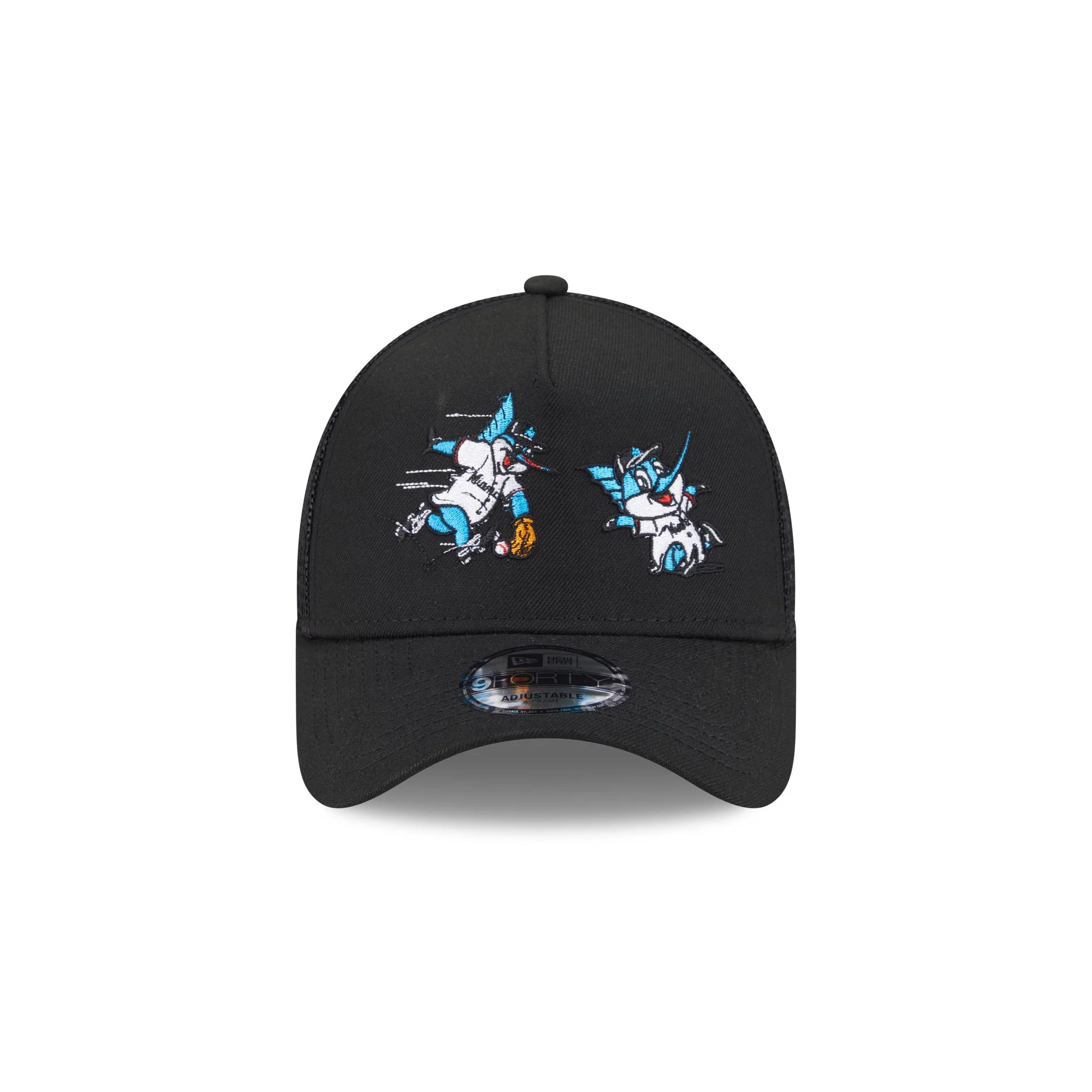 Miami Marlins Generation Mascots 9FORTY A-Frame Trucker Hat