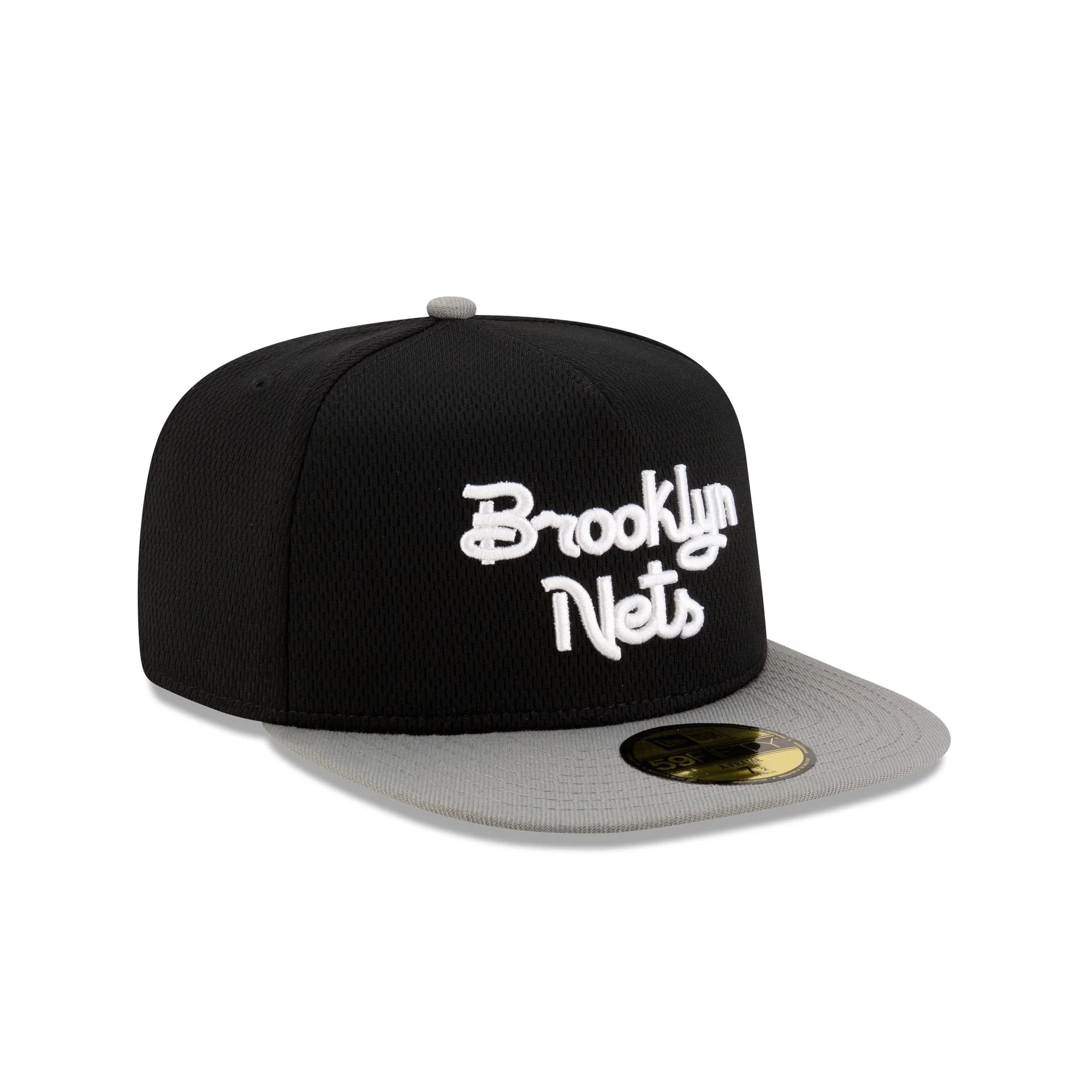 Brooklyn Nets Dashmark Mesh 59FIFTY A-Frame Fitted Hat