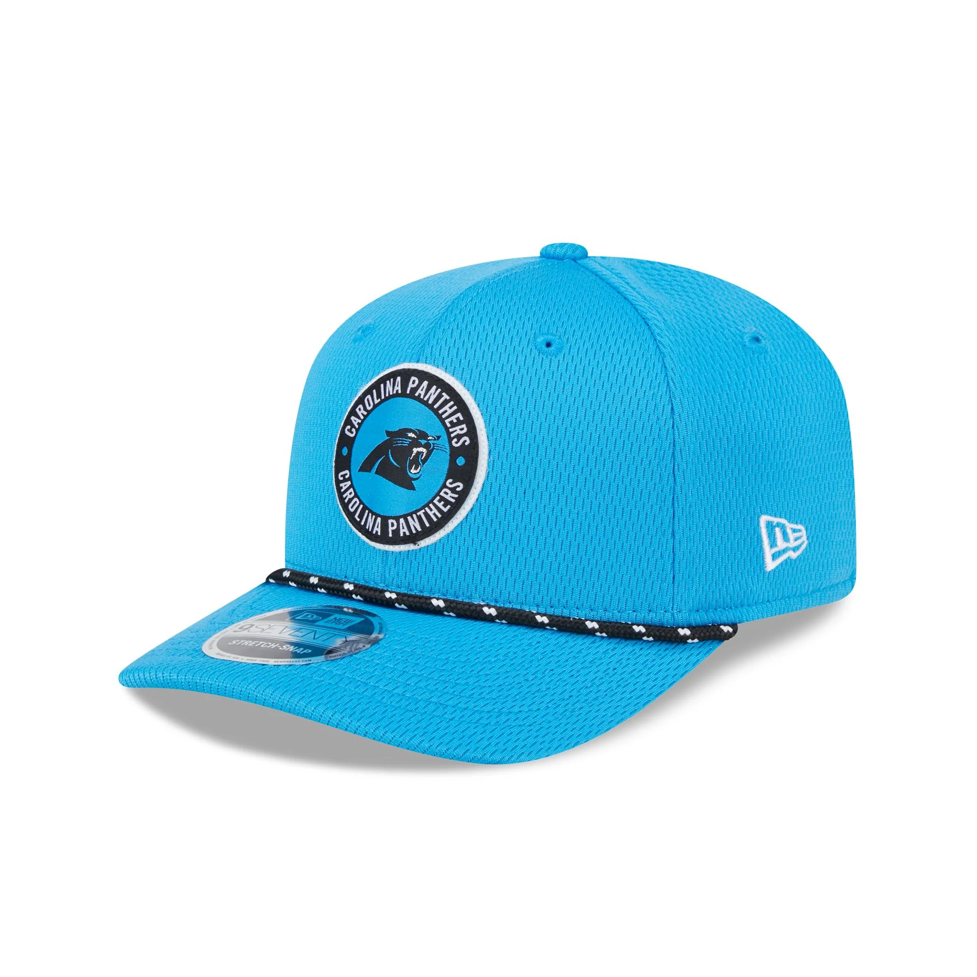 Carolina Panthers 2024 Sideline 9SEVENTY Stretch-Snap Hat