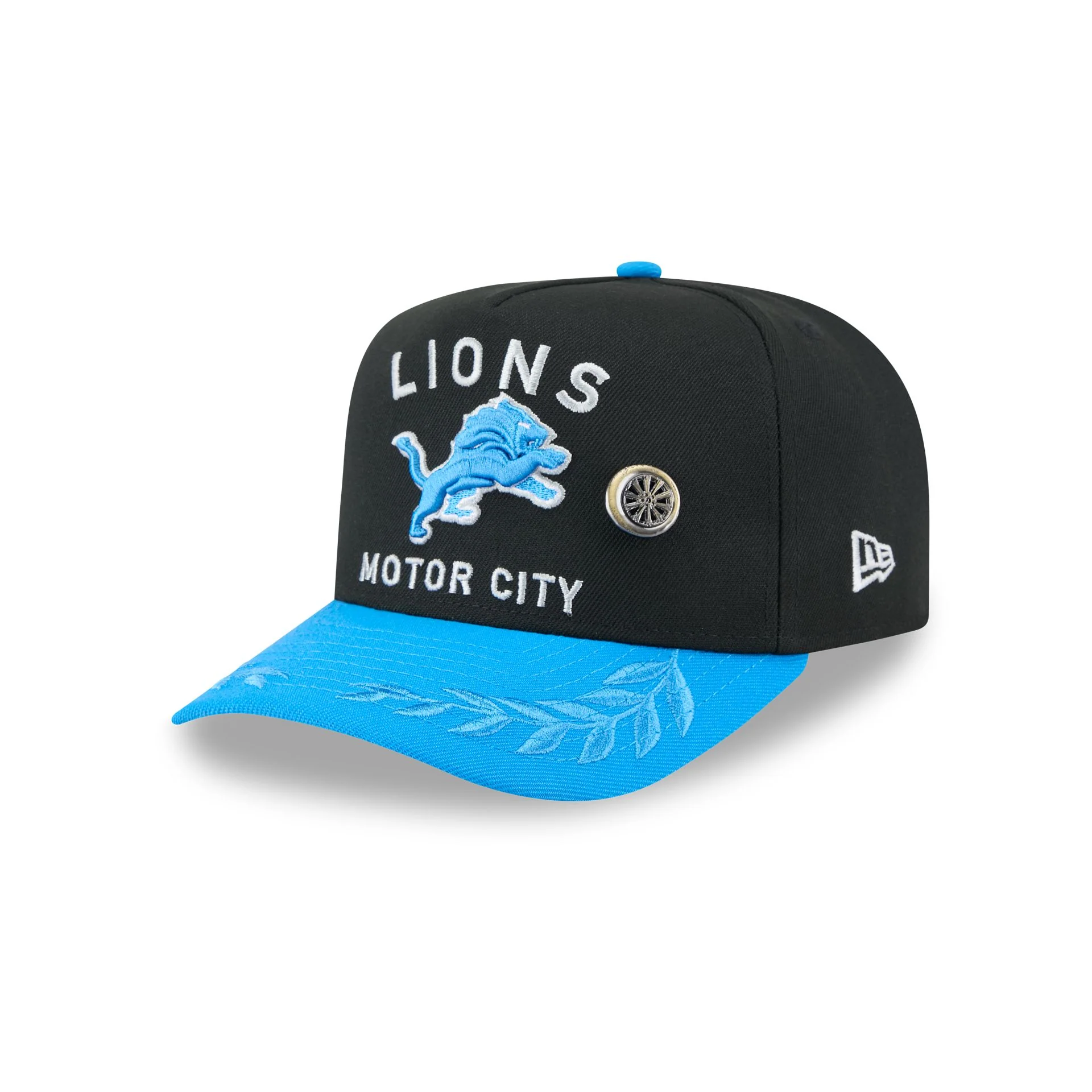 Detroit Lions 2025 Draft Black 59FIFTY A-Frame Fitted Hat