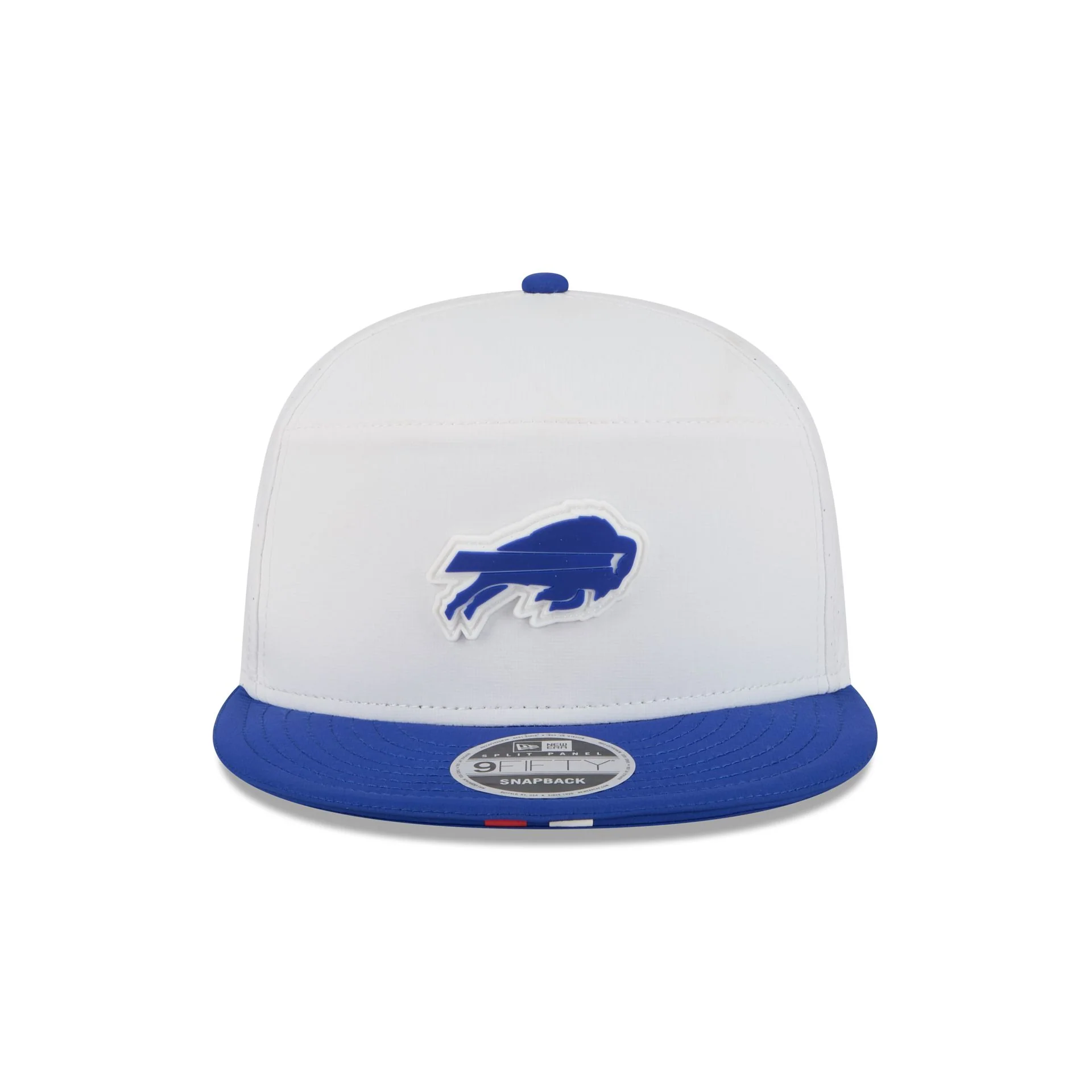 Buffalo Bills 2025 Training Split Panel 9FIFTY Snapback Hat