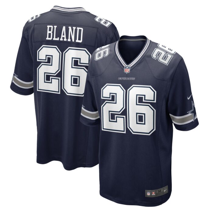 Men’s Dallas Cowboys DaRon Bland Nike Navy Player Game Jersey