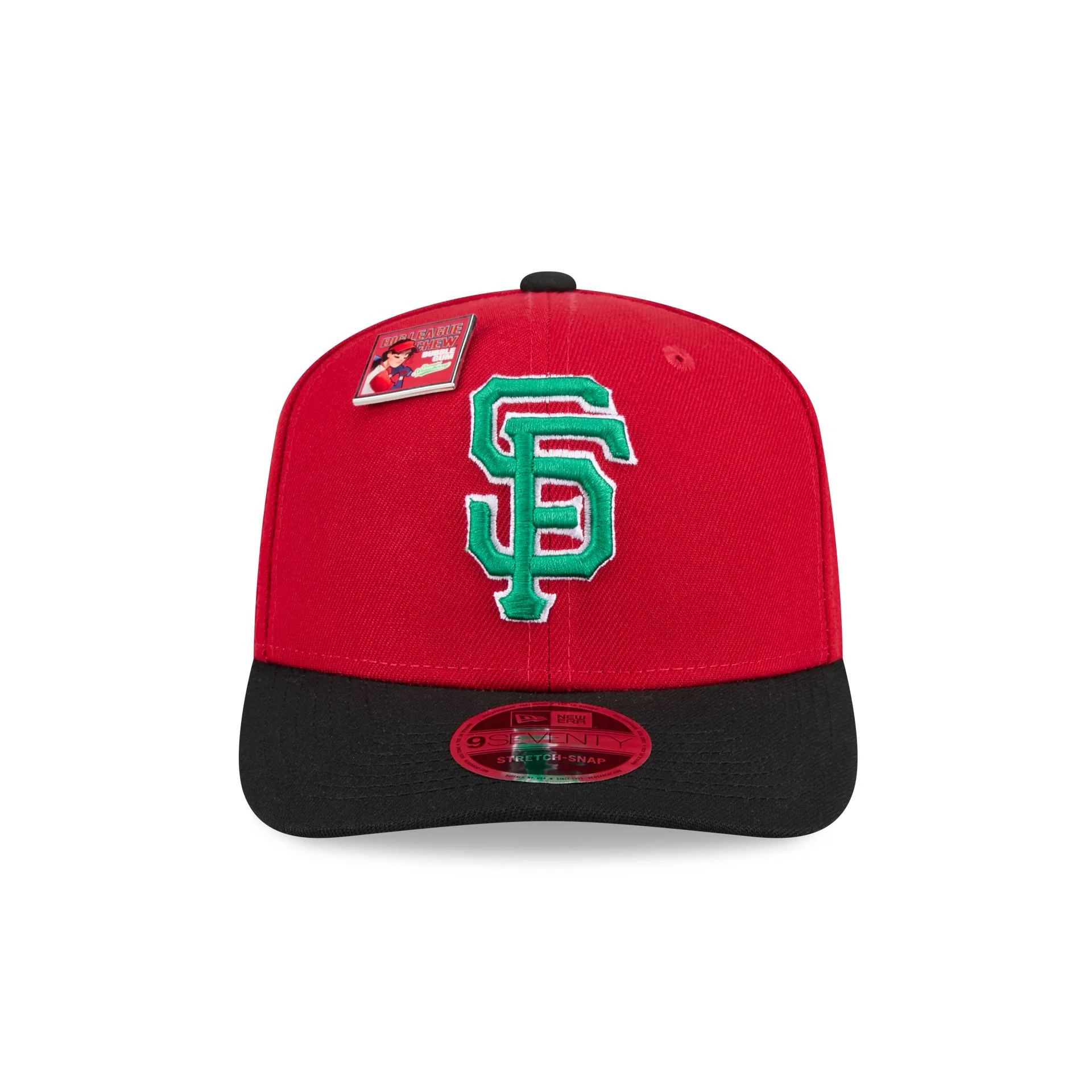 Big League Chew X San Francisco Giants Slammin' Strawberry 9SEVENTY Stretch-Snap Hat