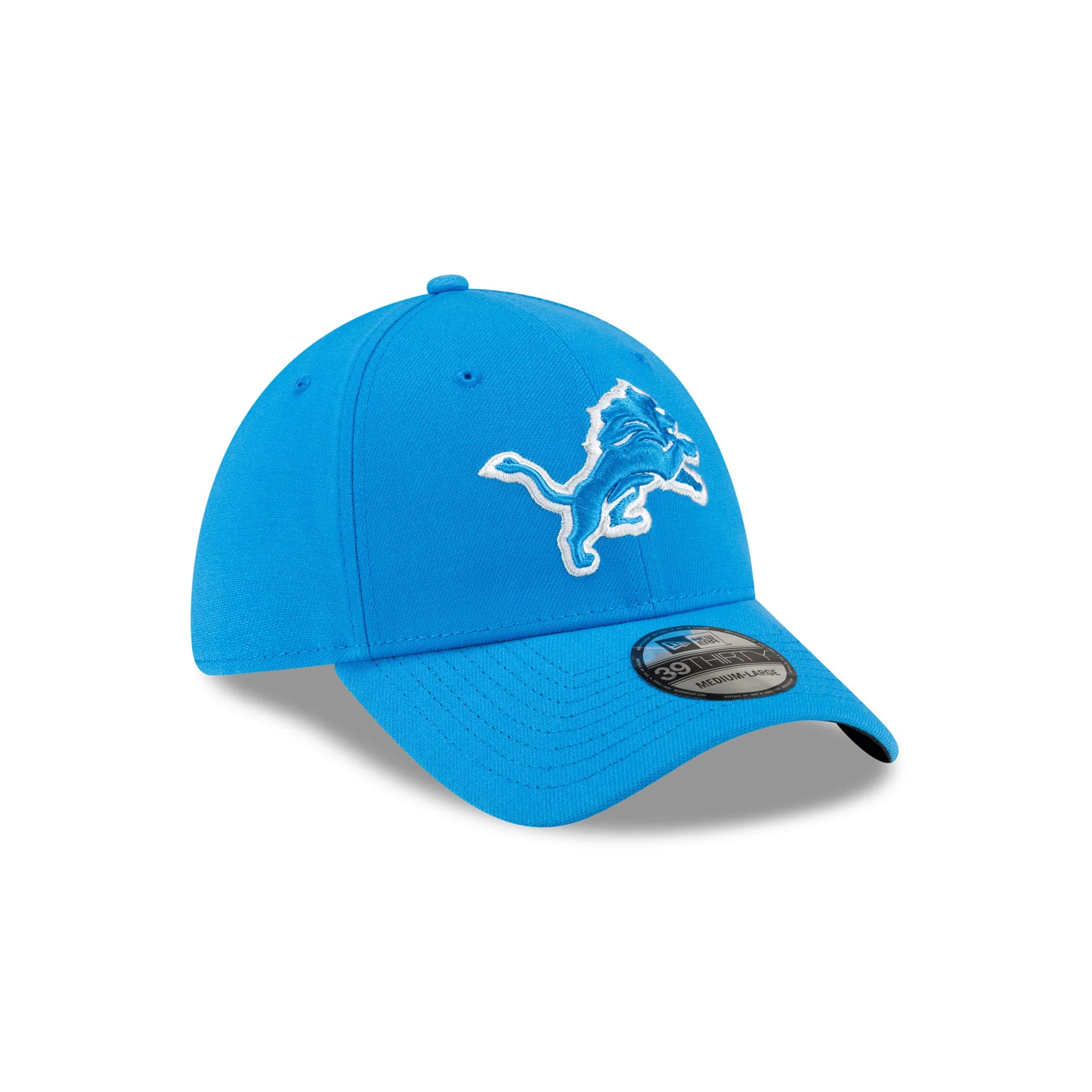 Detroit Lions Team Classic Blue 39THIRTY Stretch Fit Hat