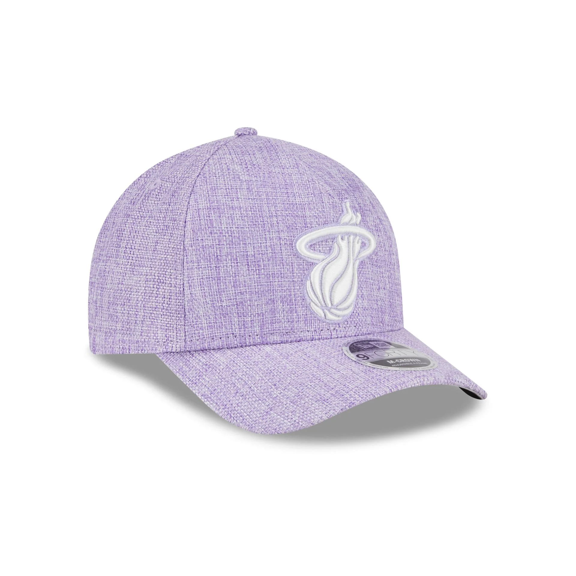 Miami Heat Cotton Weave Purple 9FORTY M-Crown A-Frame Snapback Hat