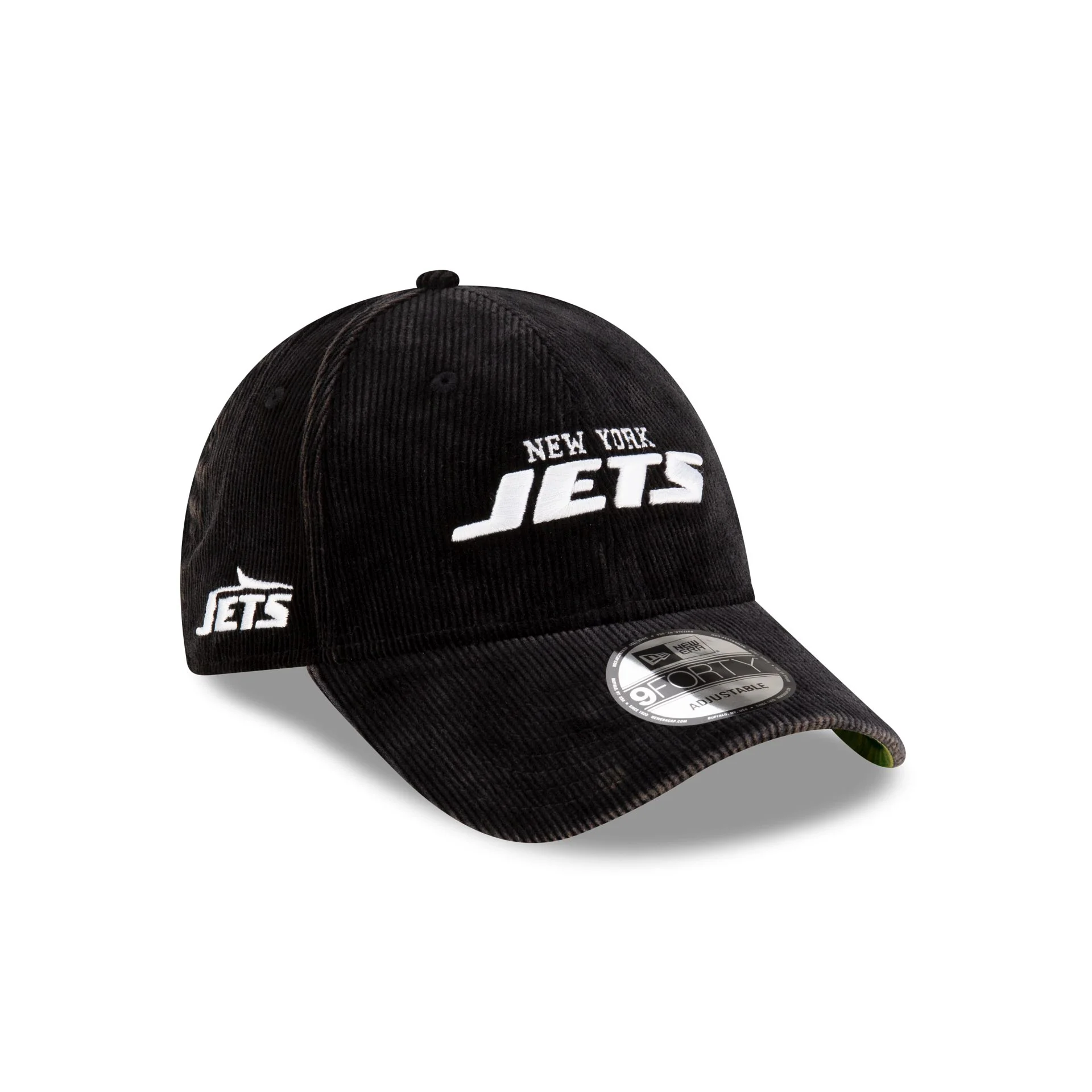 New York Jets Washed Cord 9FORTY Adjustable Hat