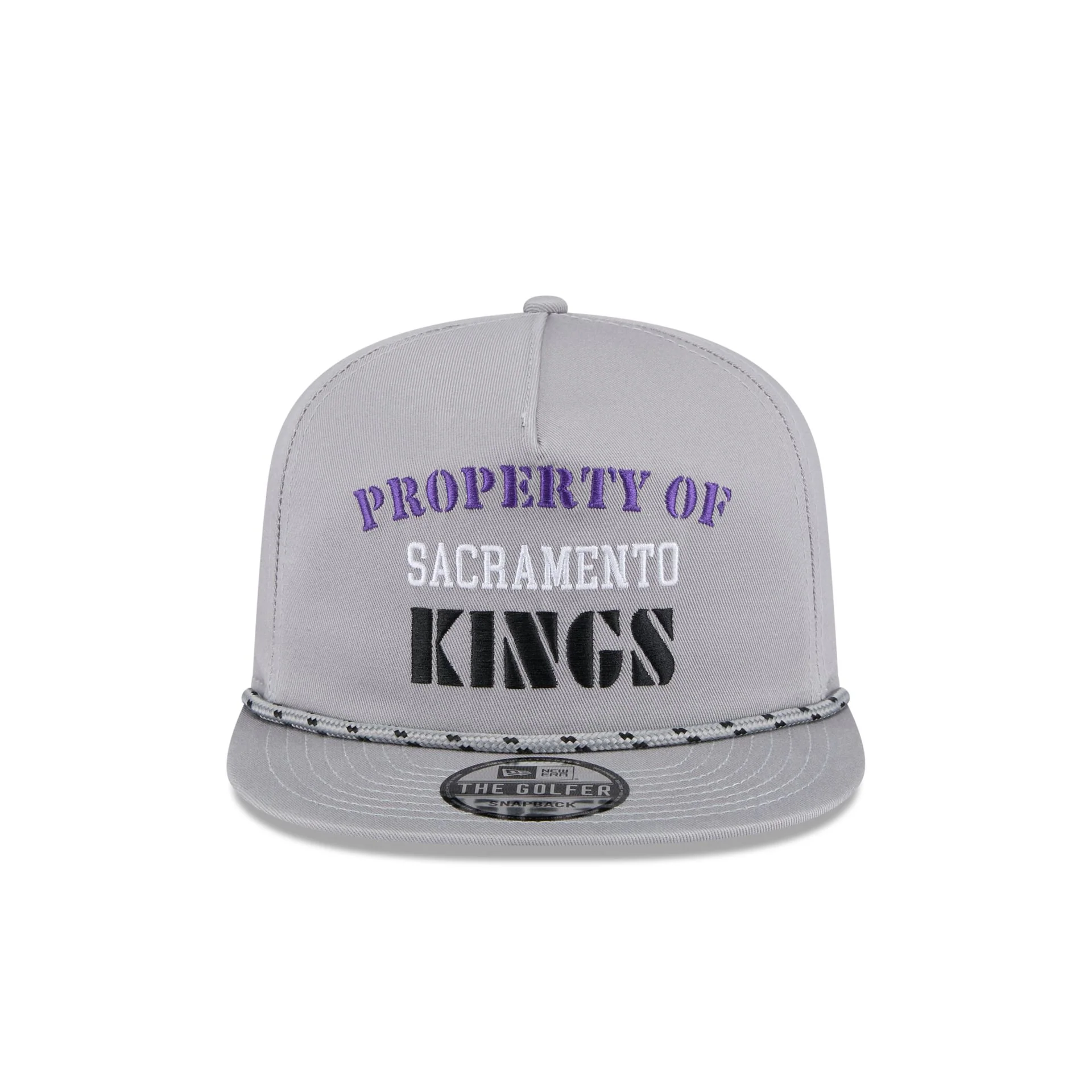 Sacramento Kings Vintage Gray Rope Golfer Hat