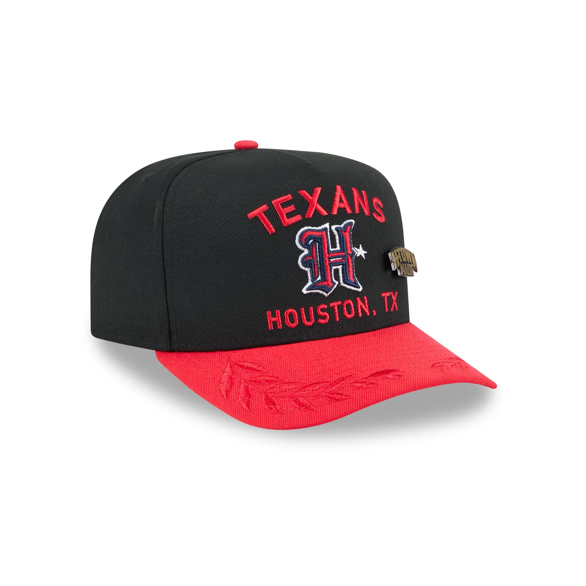 Houston Texans 2025 Draft Black 59FIFTY A-Frame Fitted Hat