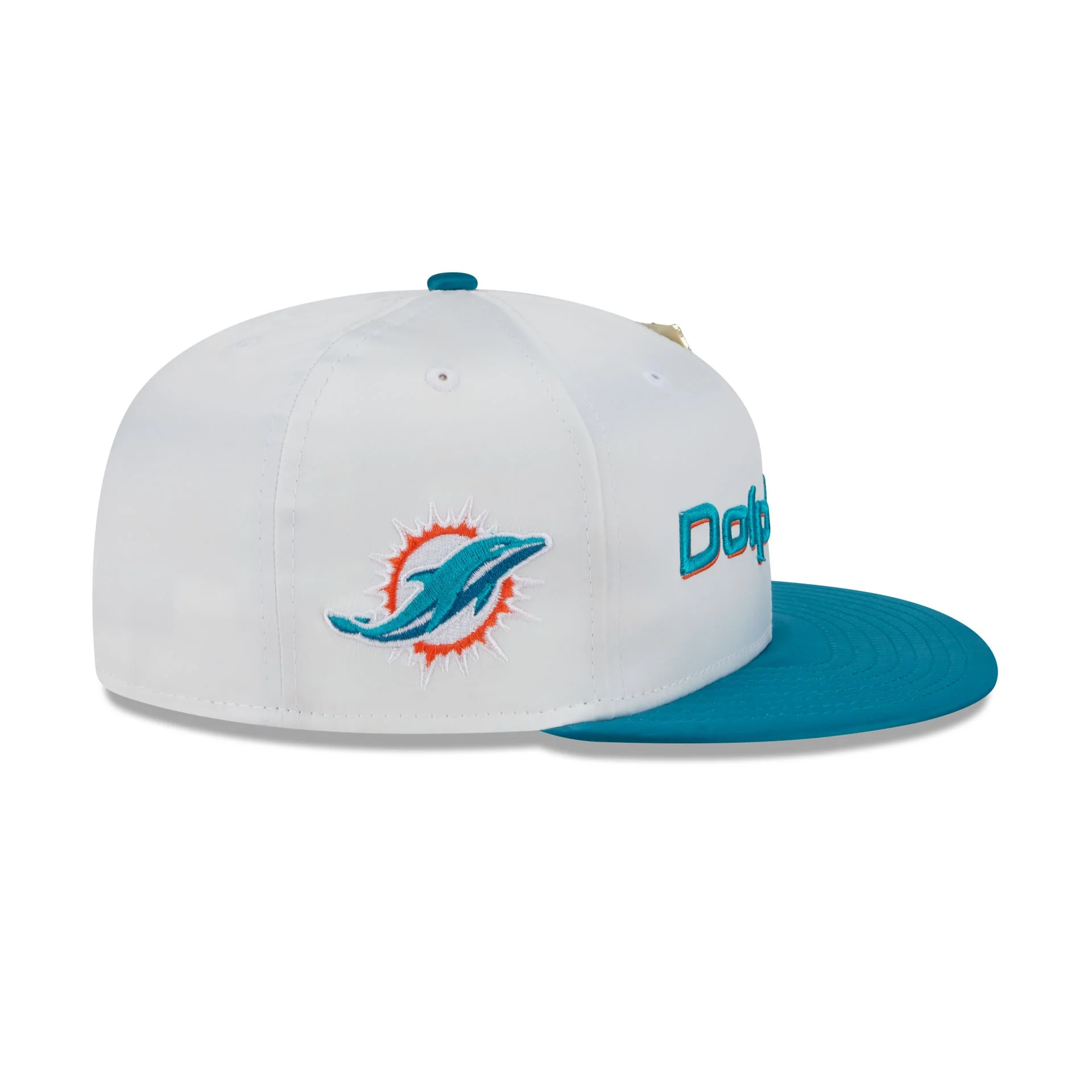 Miami Dolphins Spring Satin 59FIFTY Fitted Hat