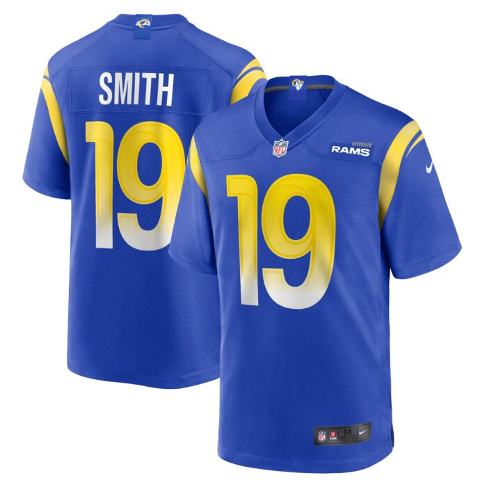 Men’s Los Angeles Rams Xavier Smith Nike Royal Home Game Jersey
