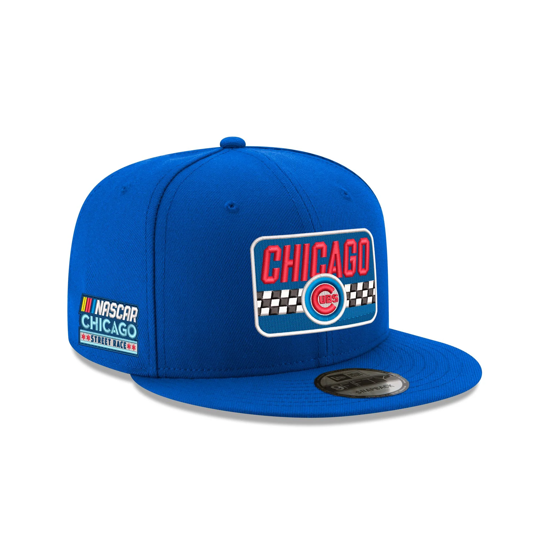 Chicago Cubs x NASCAR Chicago Street Race Blue 9FIFTY Snapback Hat