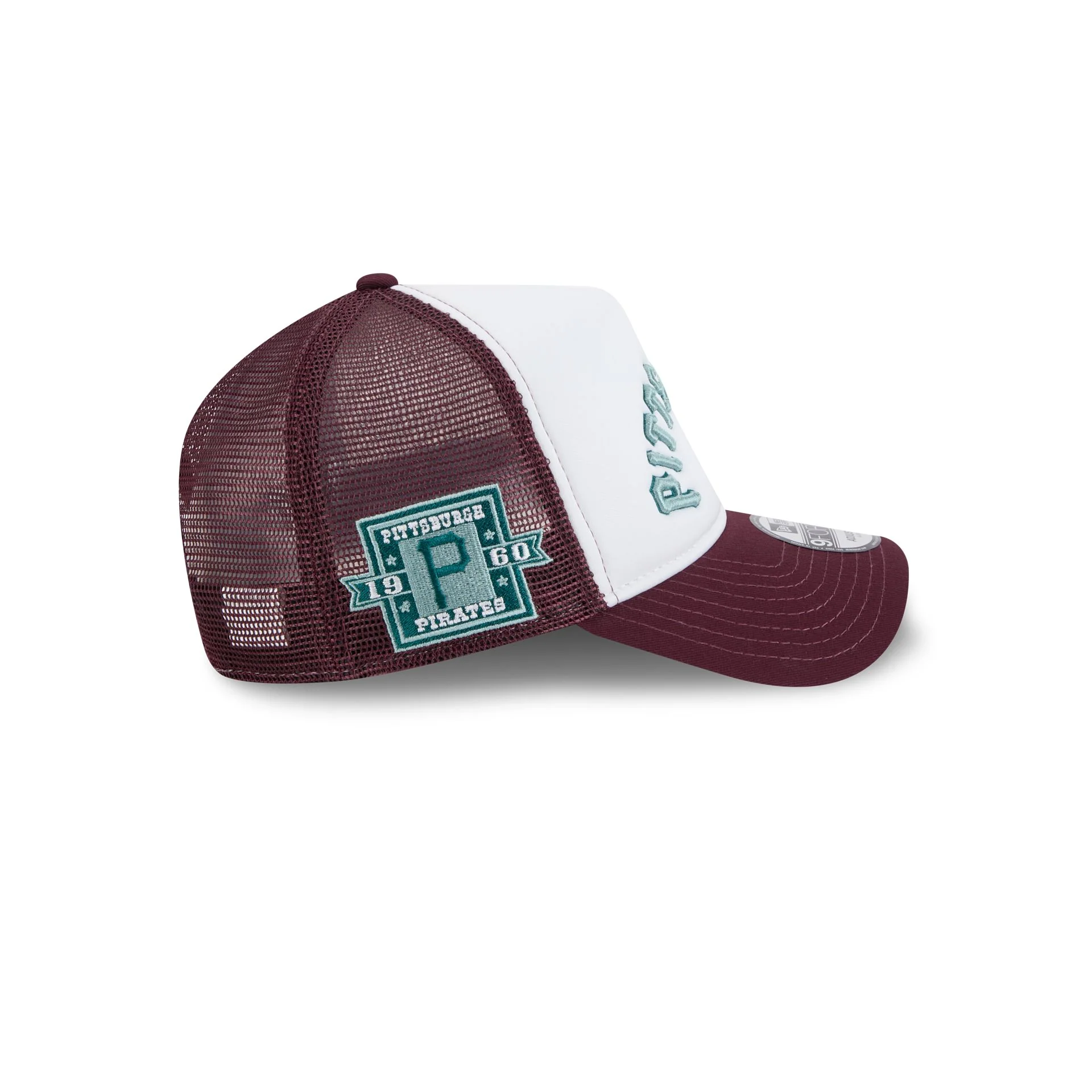 Pittsburgh Pirates Optic White 9FORTY A-Frame Snapback Hat