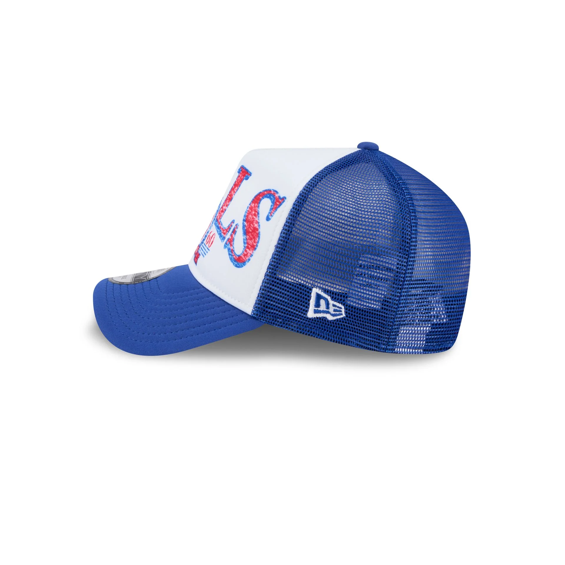 Buffalo Bills Distressed 9FORTY A-Frame Trucker Hat