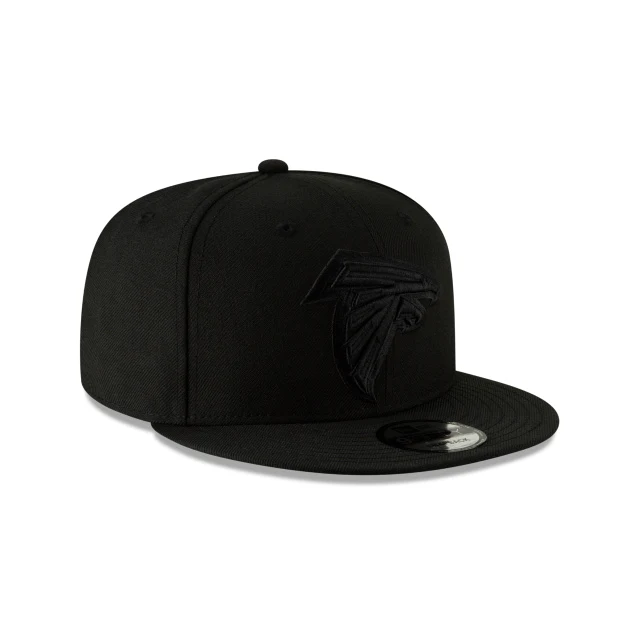 Atlanta Falcons Black On Black 9FIFTY Snapback Hat