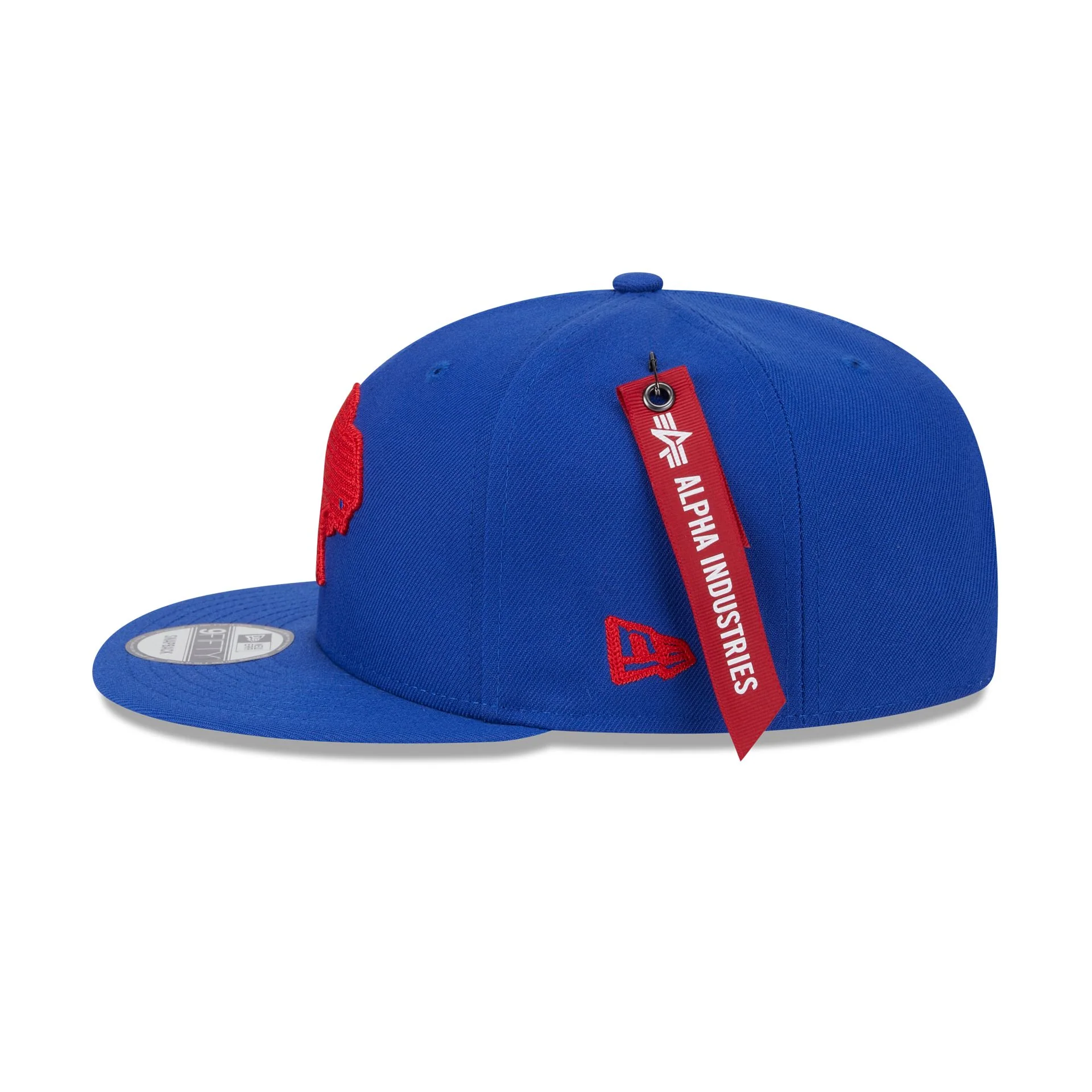 Alpha Industries x Buffalo Bills Historic Blue 9FIFTY Snapback Hat