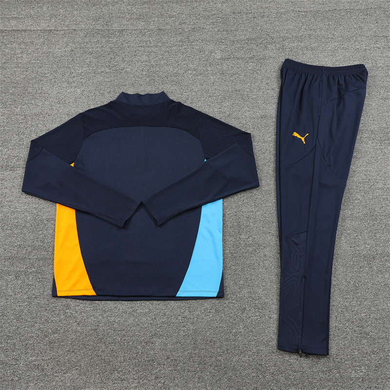Tracksuit Olympique Marseille Dark Blue Training 24/25