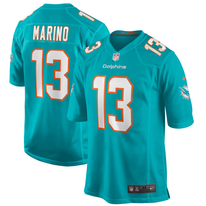 Men’s Miami Dolphins Dan Marino Nike Aqua Game Retired Player Jersey