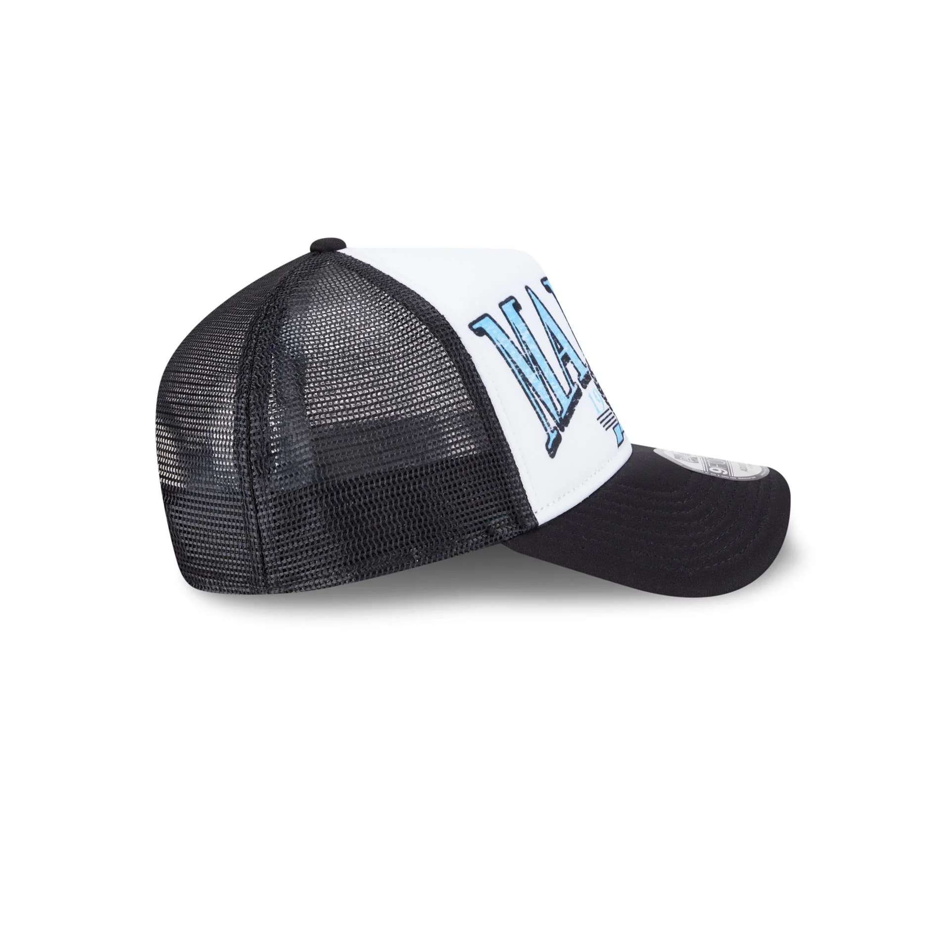 Miami Marlins Distressed 9FORTY A-Frame Trucker Hat