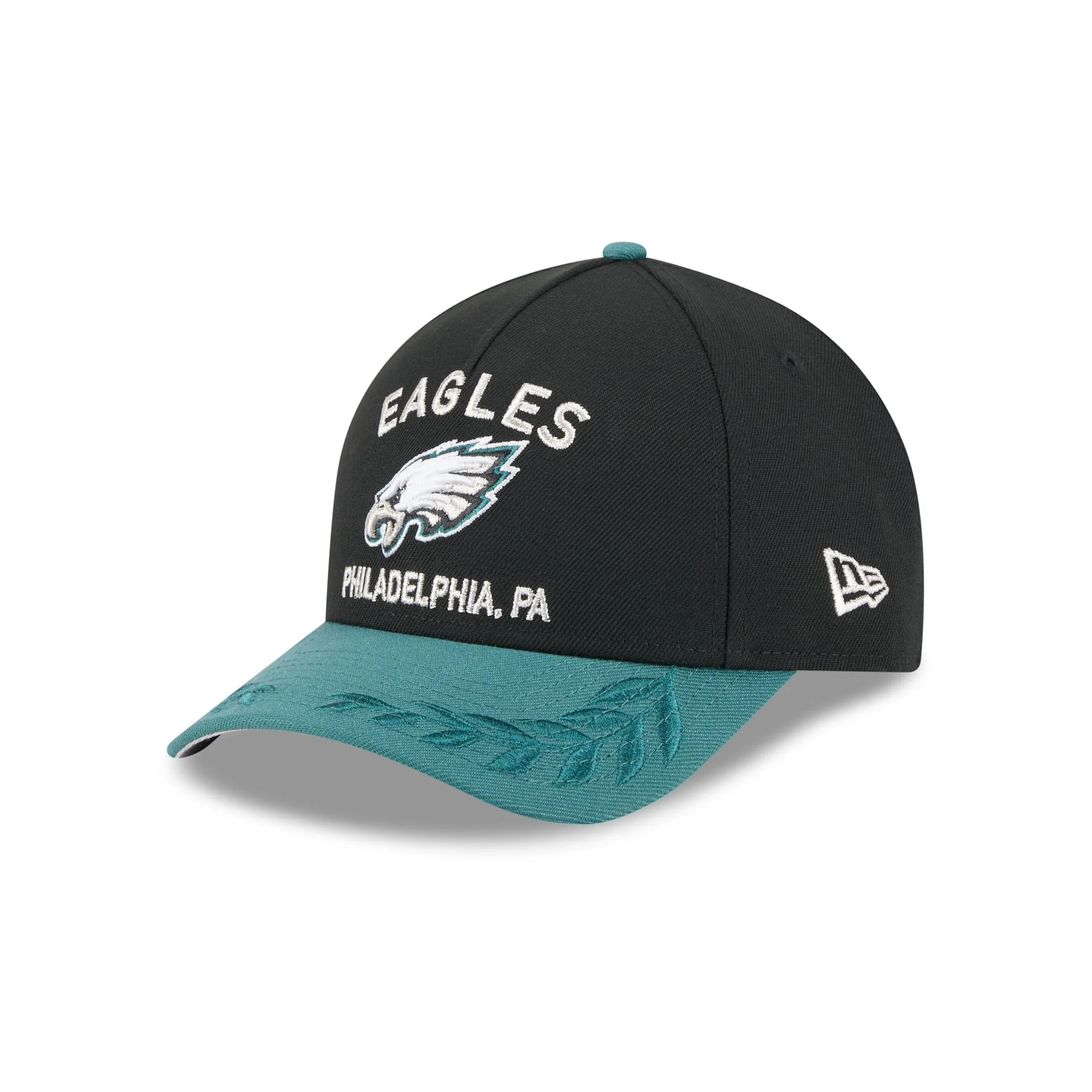 Philadelphia Eagles 2025 Draft 9FORTY M-Crown A-Frame Snapback Hat