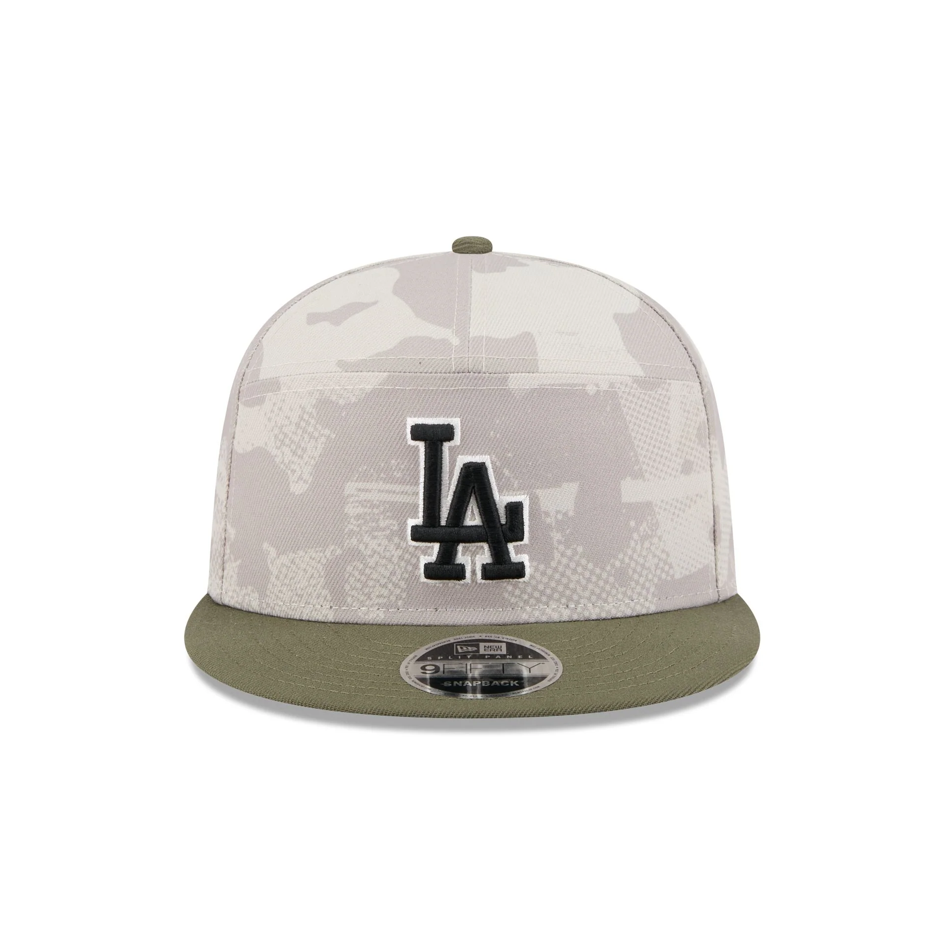 Los Angeles Dodgers Armed Forces Day 2025 Split Panel 9FIFTY Snapback Hat