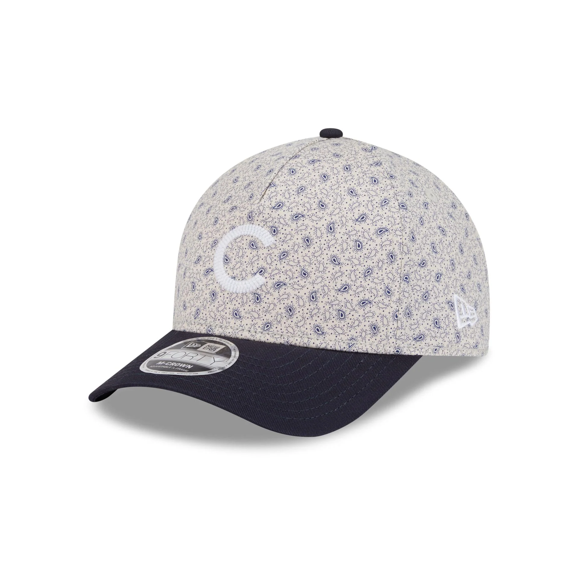 Chicago Cubs Micro Print 9FORTY M-Crown A-Frame Adjustable Hat