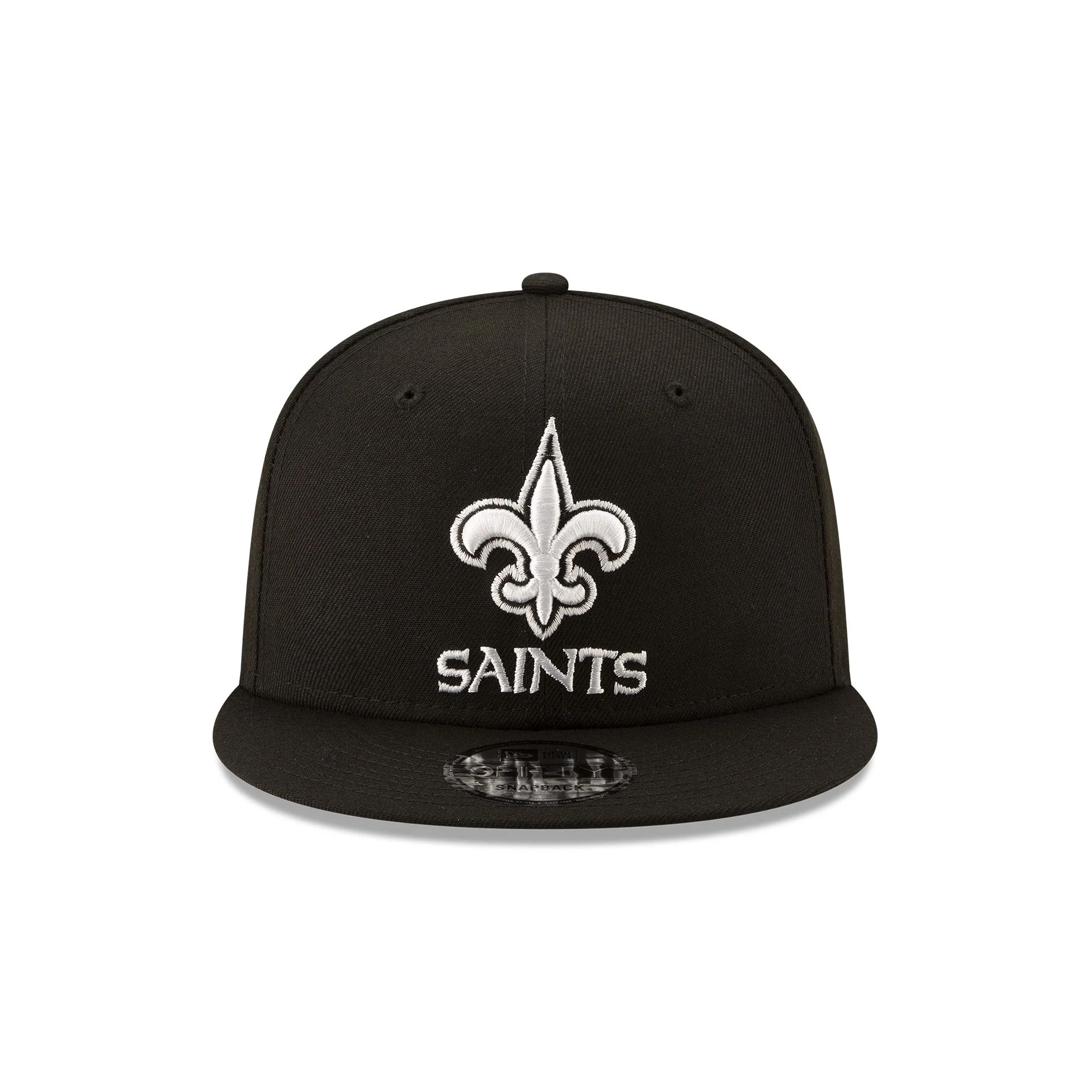 New Orleans Saints Basic Black & White 9FIFTY Snapback Hat