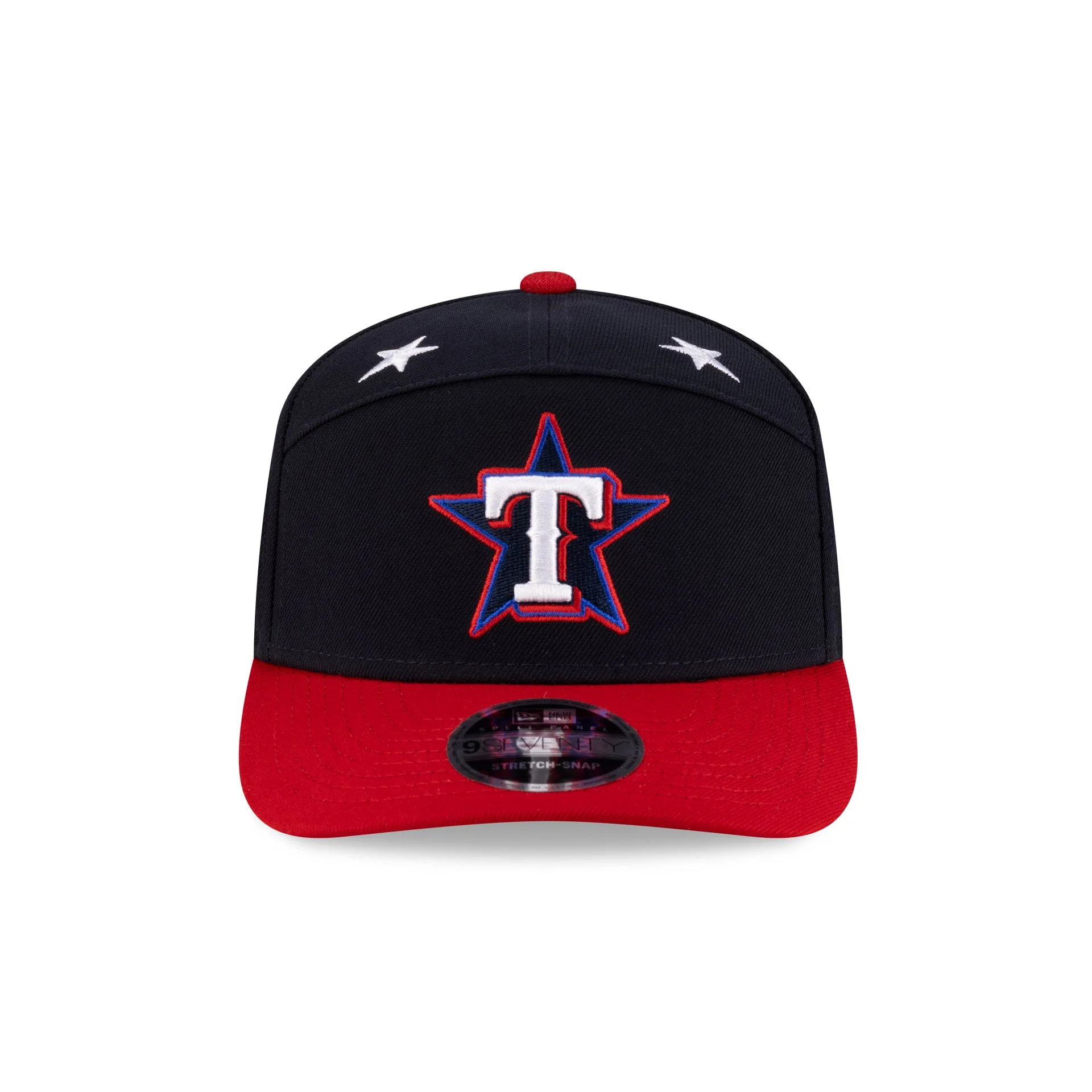 Texas Rangers 2025 All-Star Game Workout Split Panel 9SEVENTY Stretch-Snap Hat