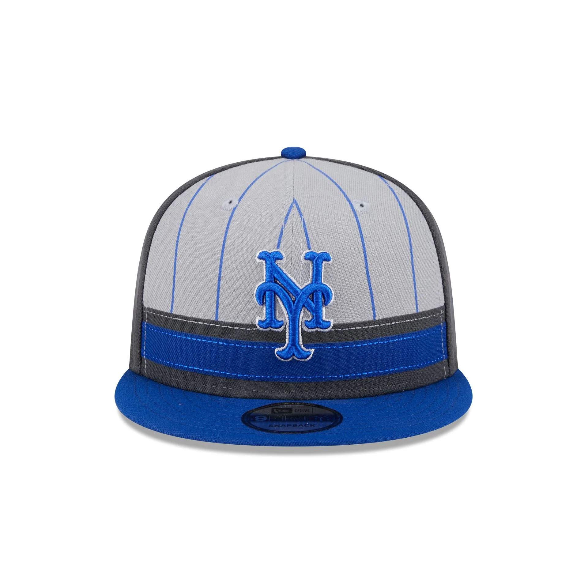 New York Mets 2025 Batting Practice Gray 9FIFTY Snapback Hat