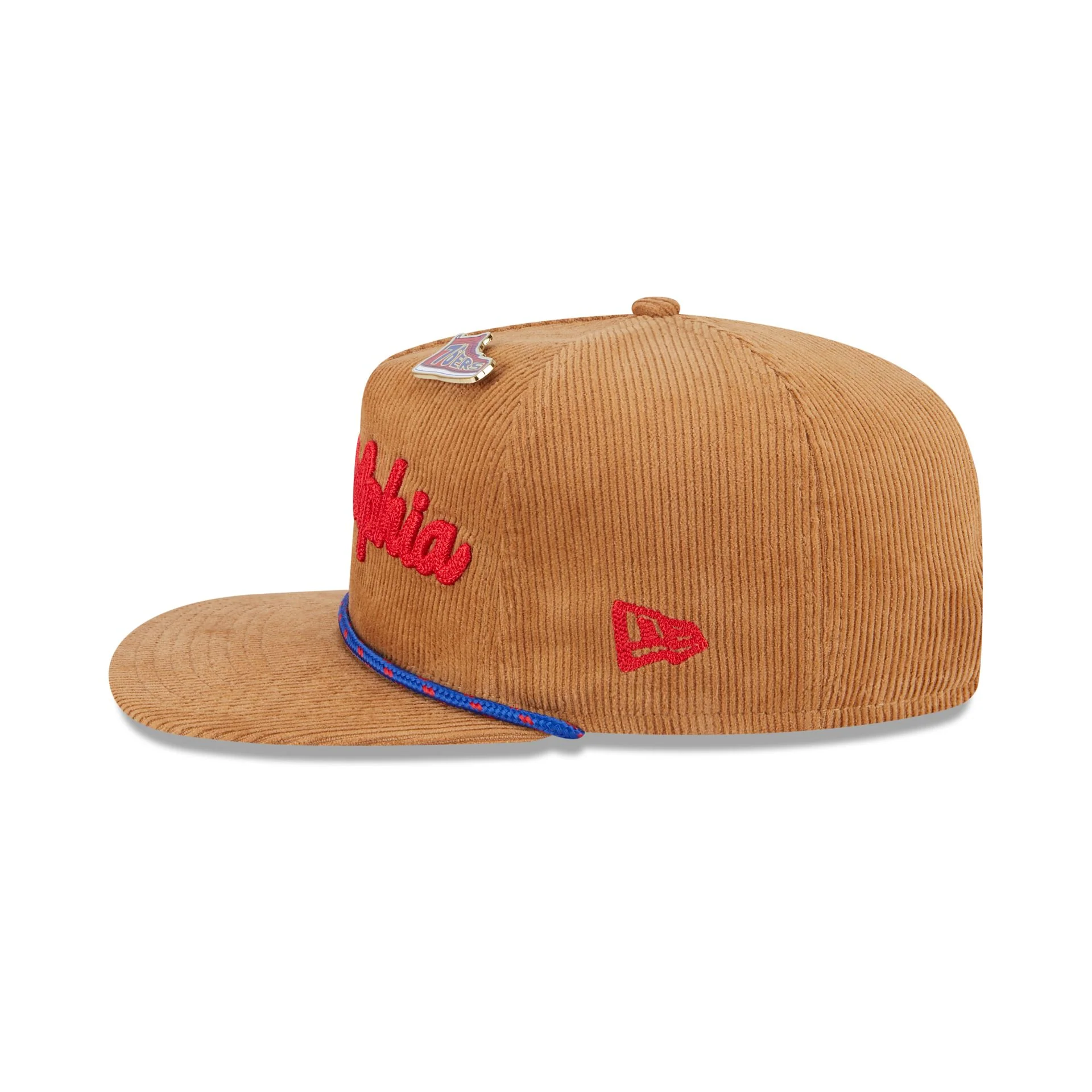 Philadelphia 76ers 2025 All-Star Game Fan Pack Corduroy Golfer Hat