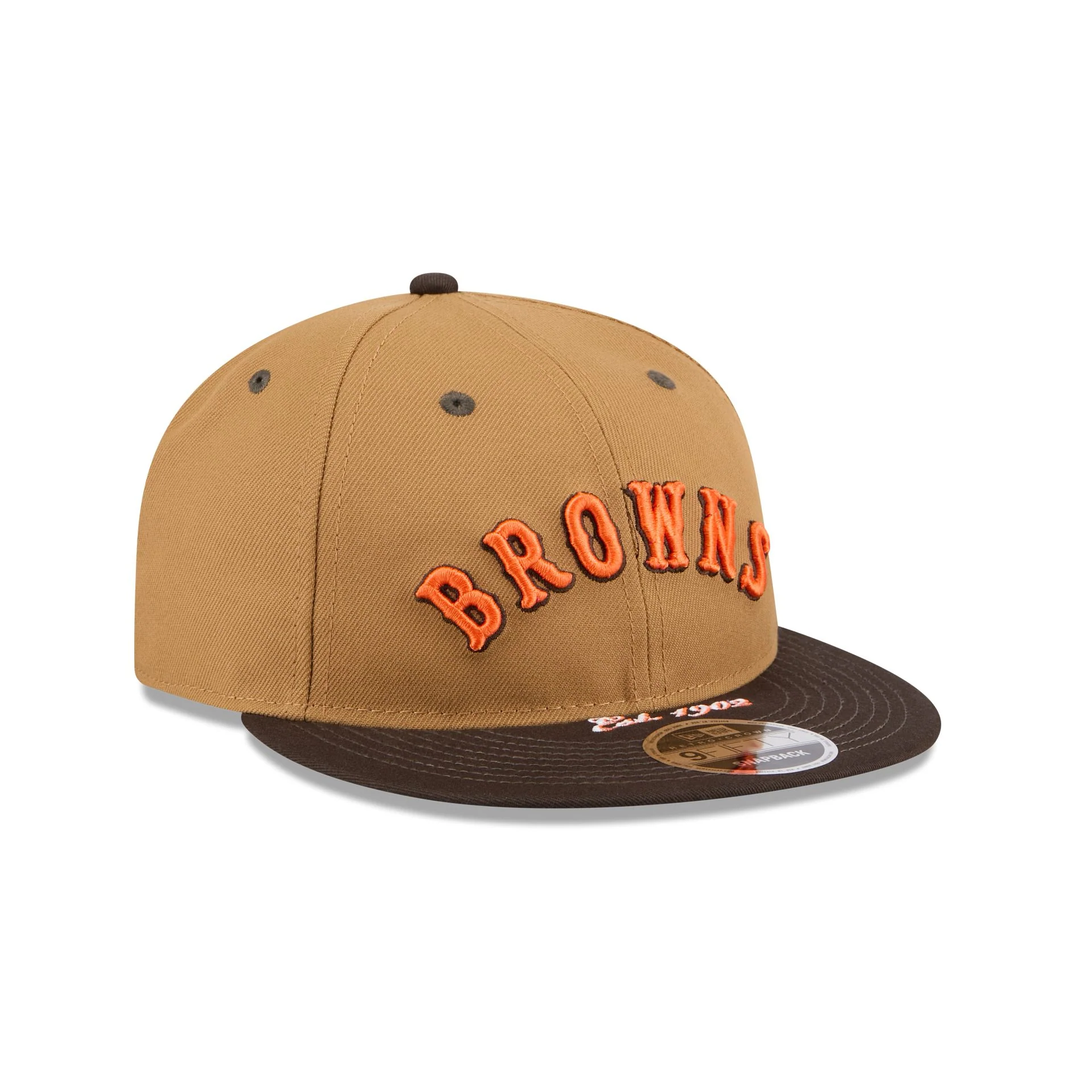 St. Louis Browns Wheat Retro Crown 9FIFTY Snapback Hat