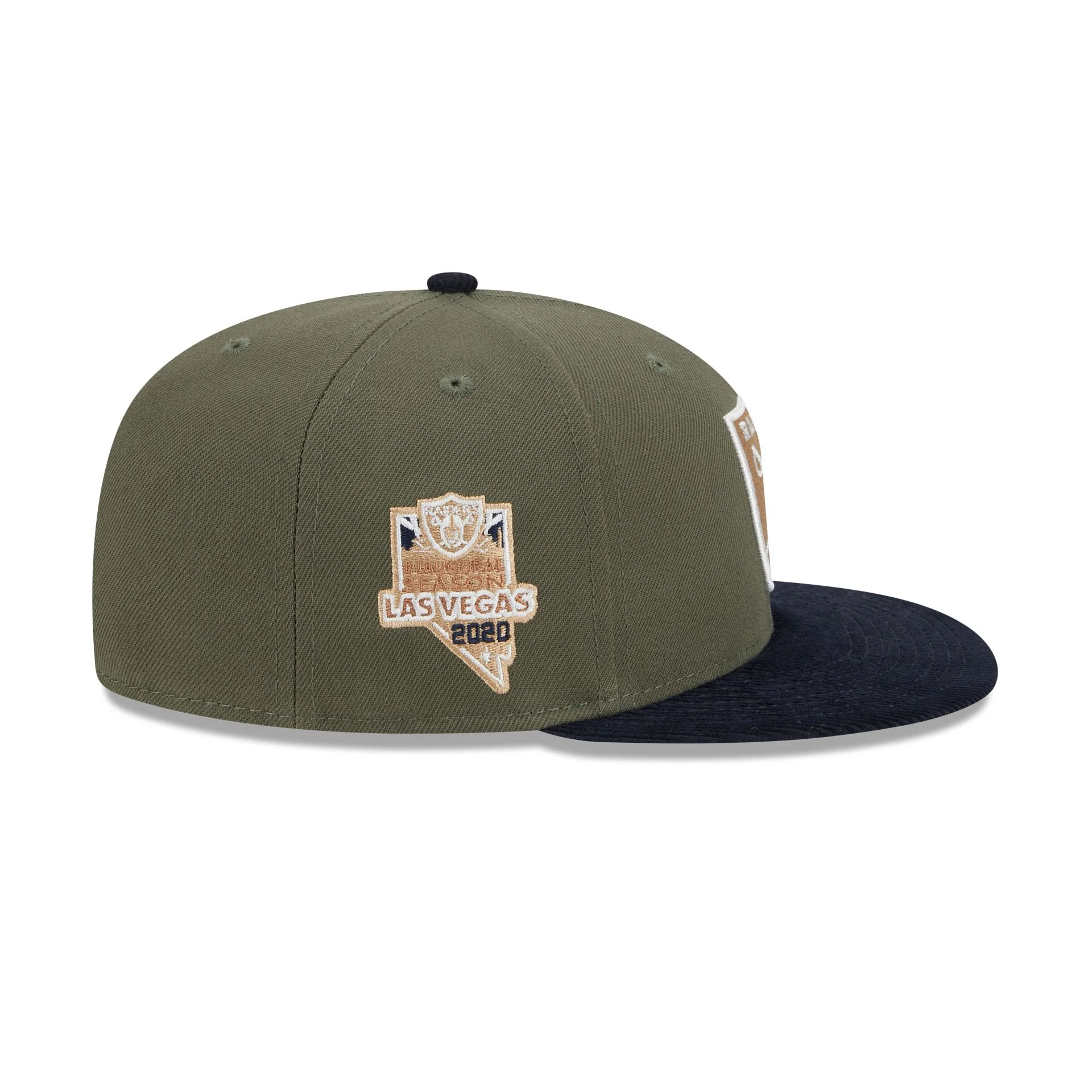 Las Vegas Raiders Olive Green 59FIFTY Fitted Hat