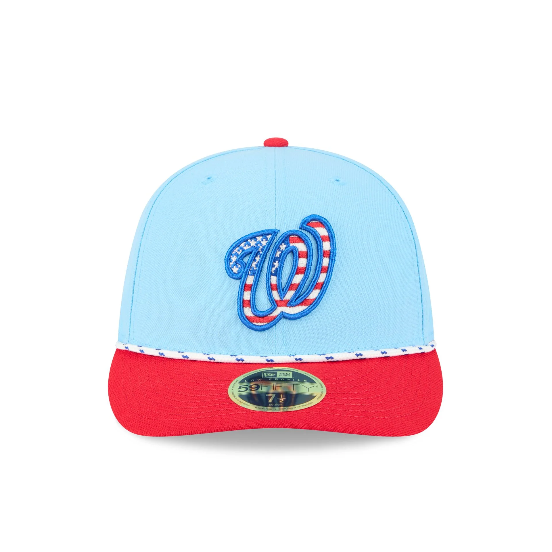 Washington Nationals Independence Day 2025 Low Profile 59FIFTY Fitted Hat