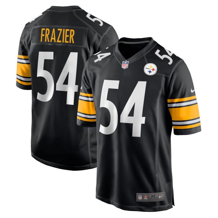 Men’s Pittsburgh Steelers Zach Frazier Nike Black Game Jersey