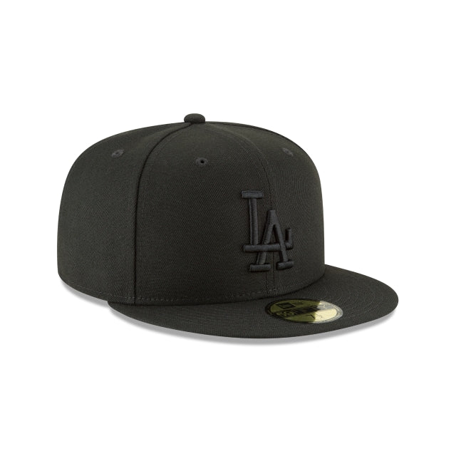Los Angeles Dodgers Blackout Basic 59FIFTY Fitted Hat